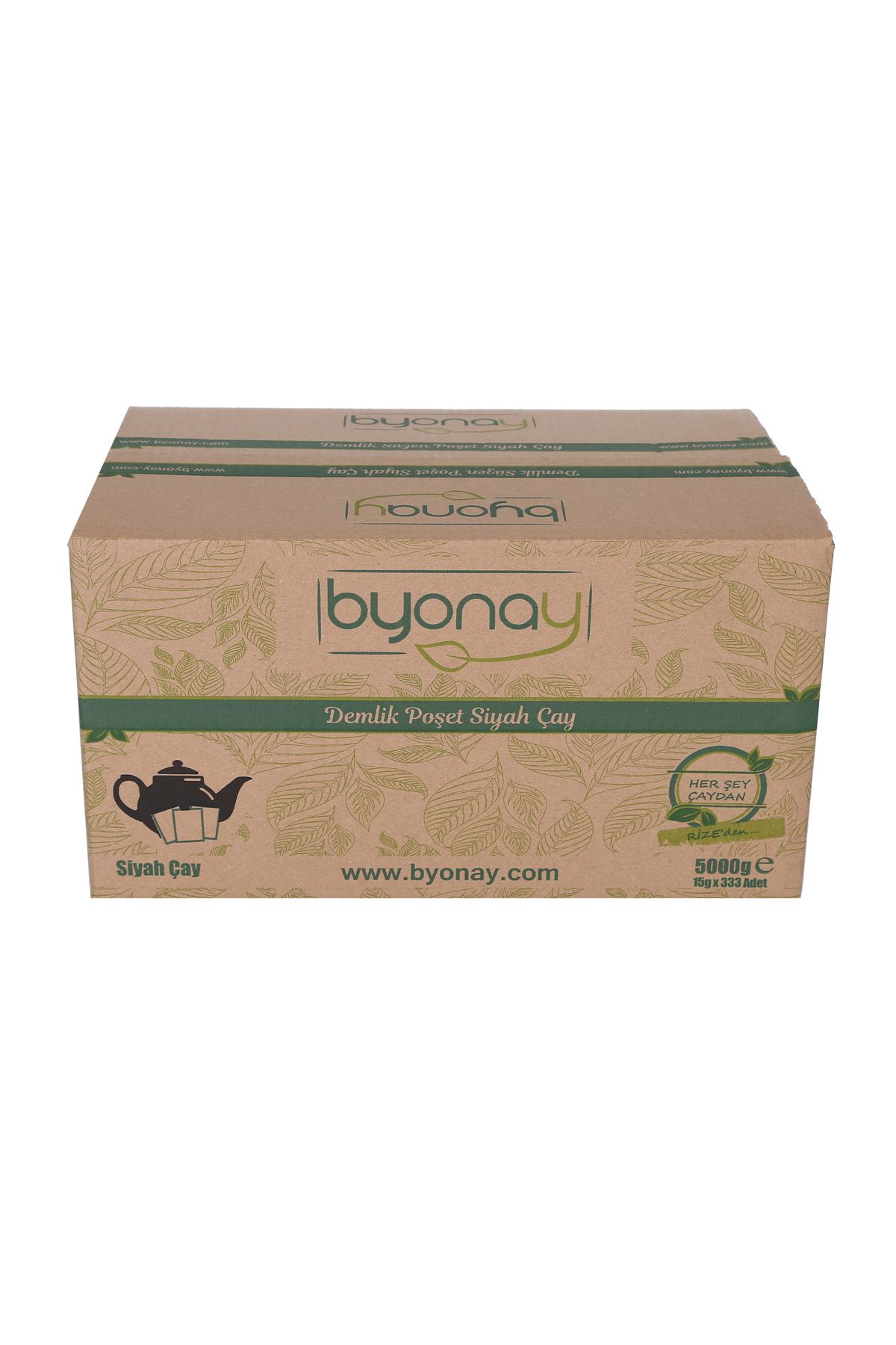 byonay Demlik Süzen Poşet Siyah Çay 5000 gr ( - 15 gr X 333 Adet)