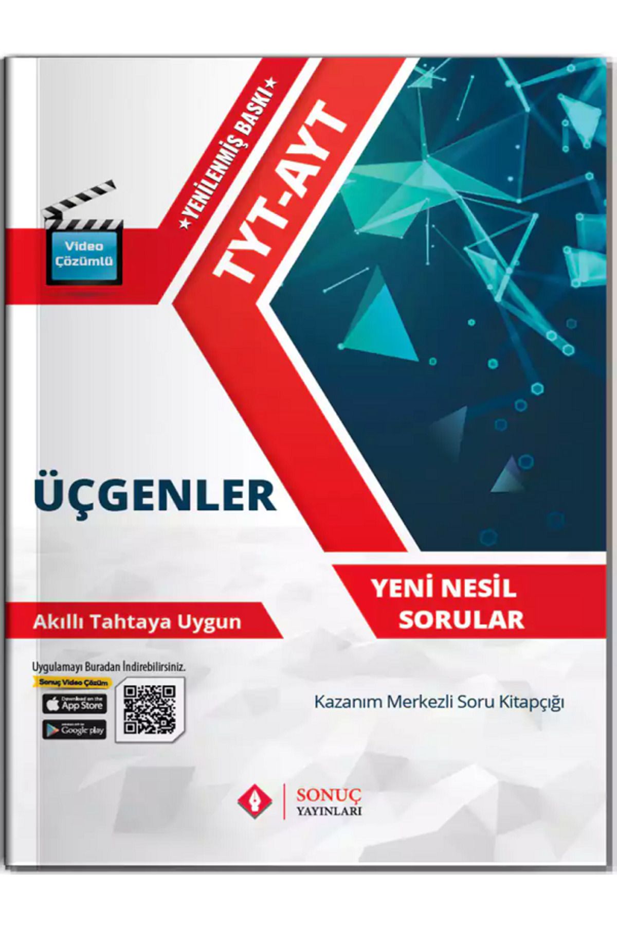 Evrensel İletişim Yayınları Sonuç Yayınları TYT AYT Üçgenler Soru Bankası / Yeni Nesil Sorular - Video Çözümlü