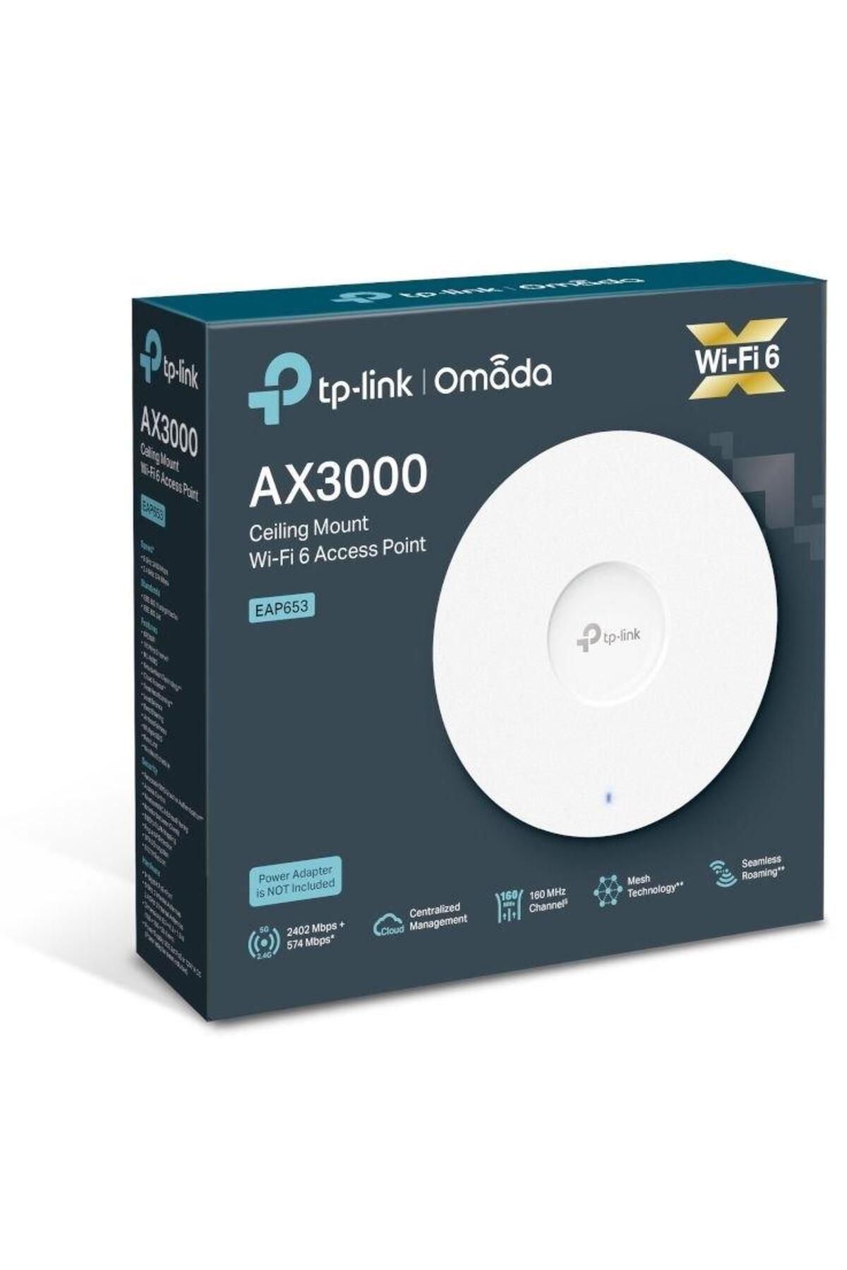 TP-LINK-Punct de acces wireless TP-LINK Omada EAP653, Wi-Fi 6, AX3000 (Alb) 11