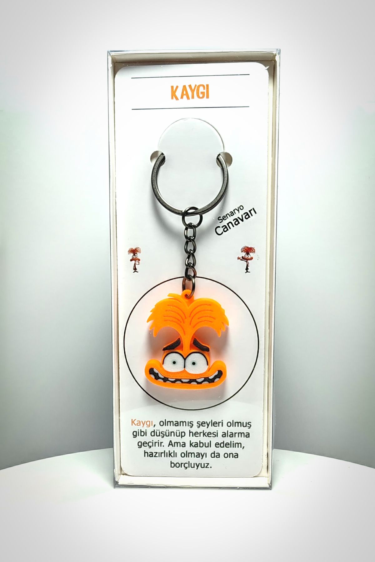 Saes Labs Ters Yüz (Inside Out) Kaygı Anahtarlık