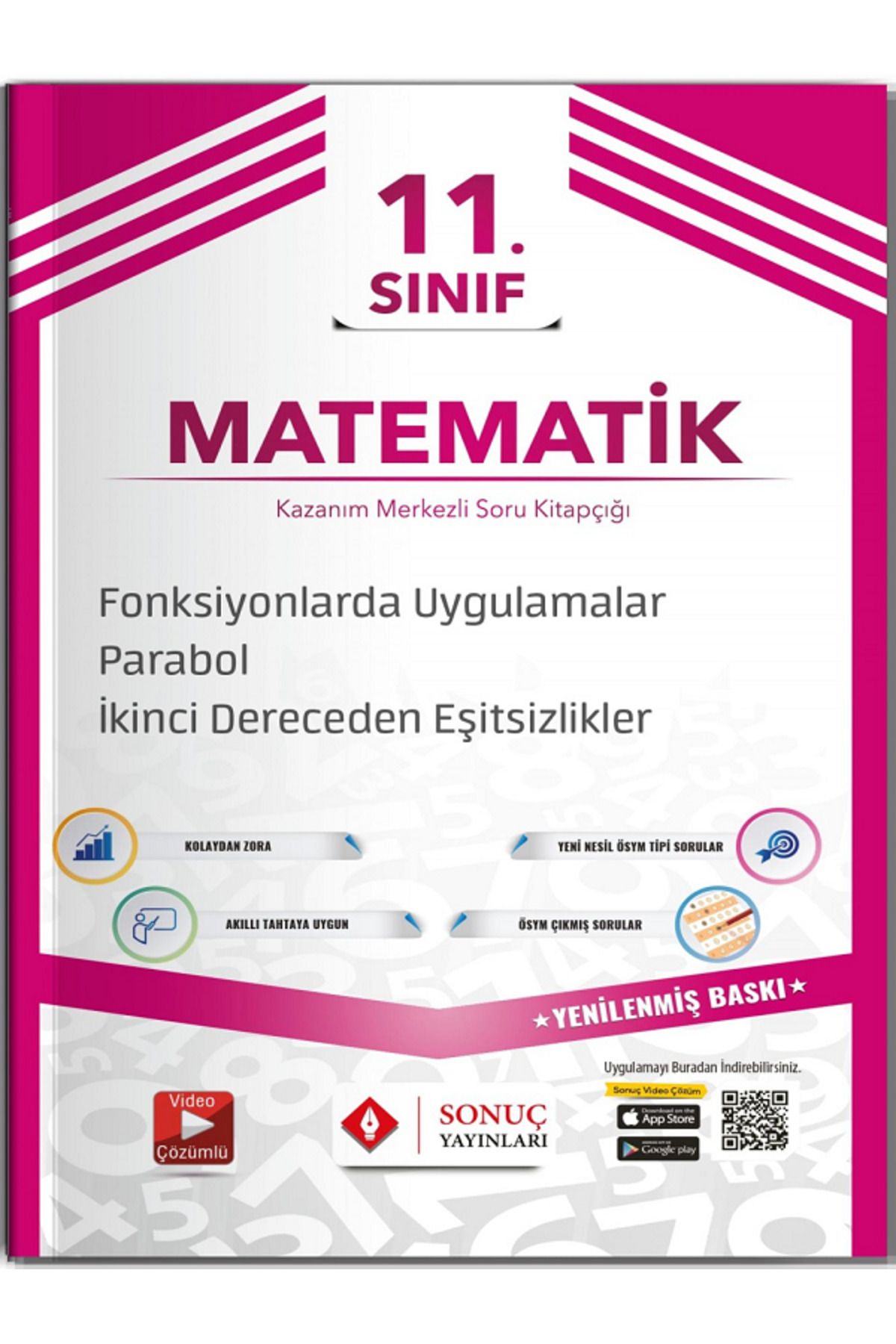 Evrensel İletişim Yayınları 11.Sınıf Sonuç Matematik Fonksiyonlarda Uygulamalar Parabol İkinci Dereceden Eşitsizlikler Fasikülü