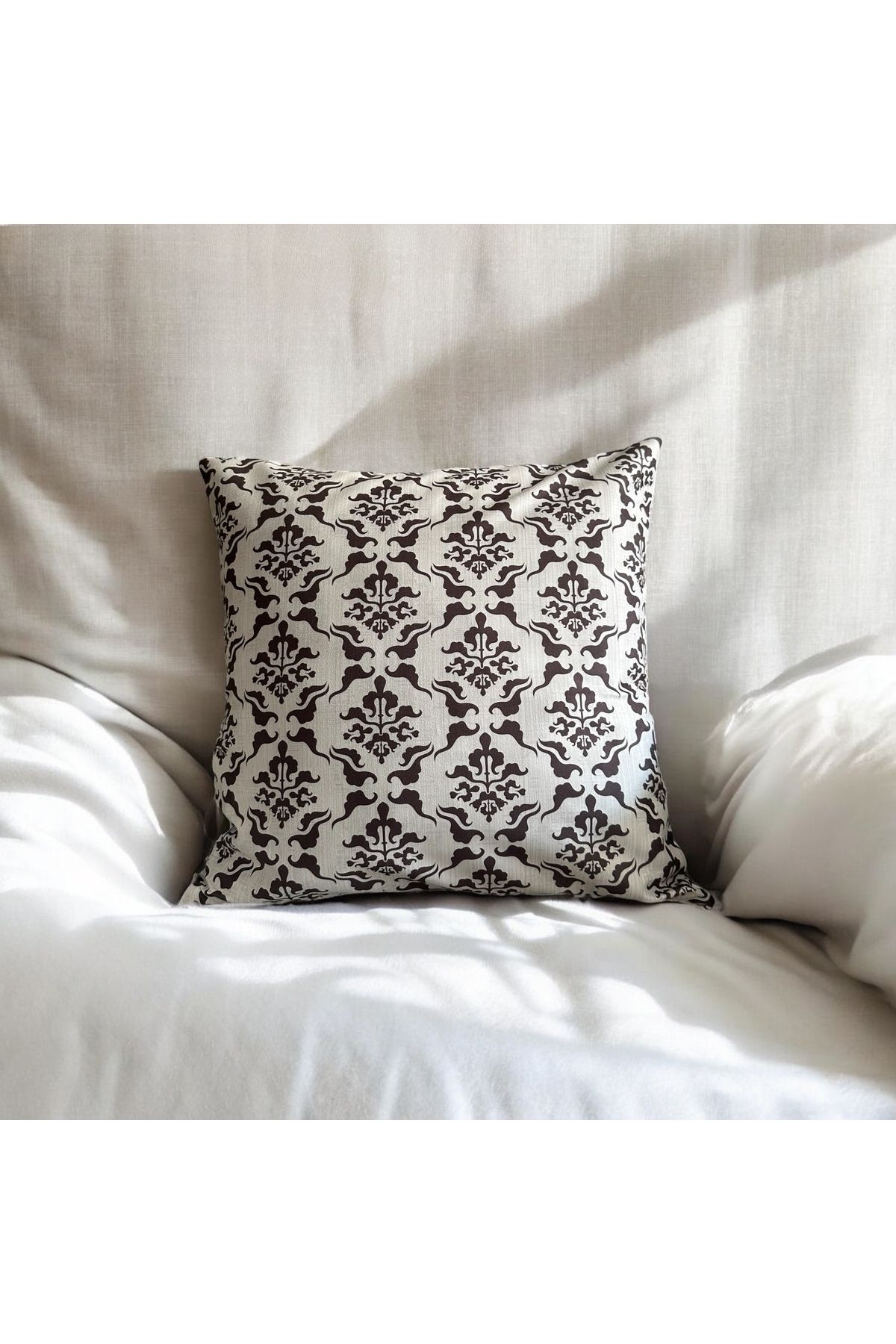 GEFILDESIGN VINTAGE DAMASK2 - DESENLİ KIRLENT KILIFI