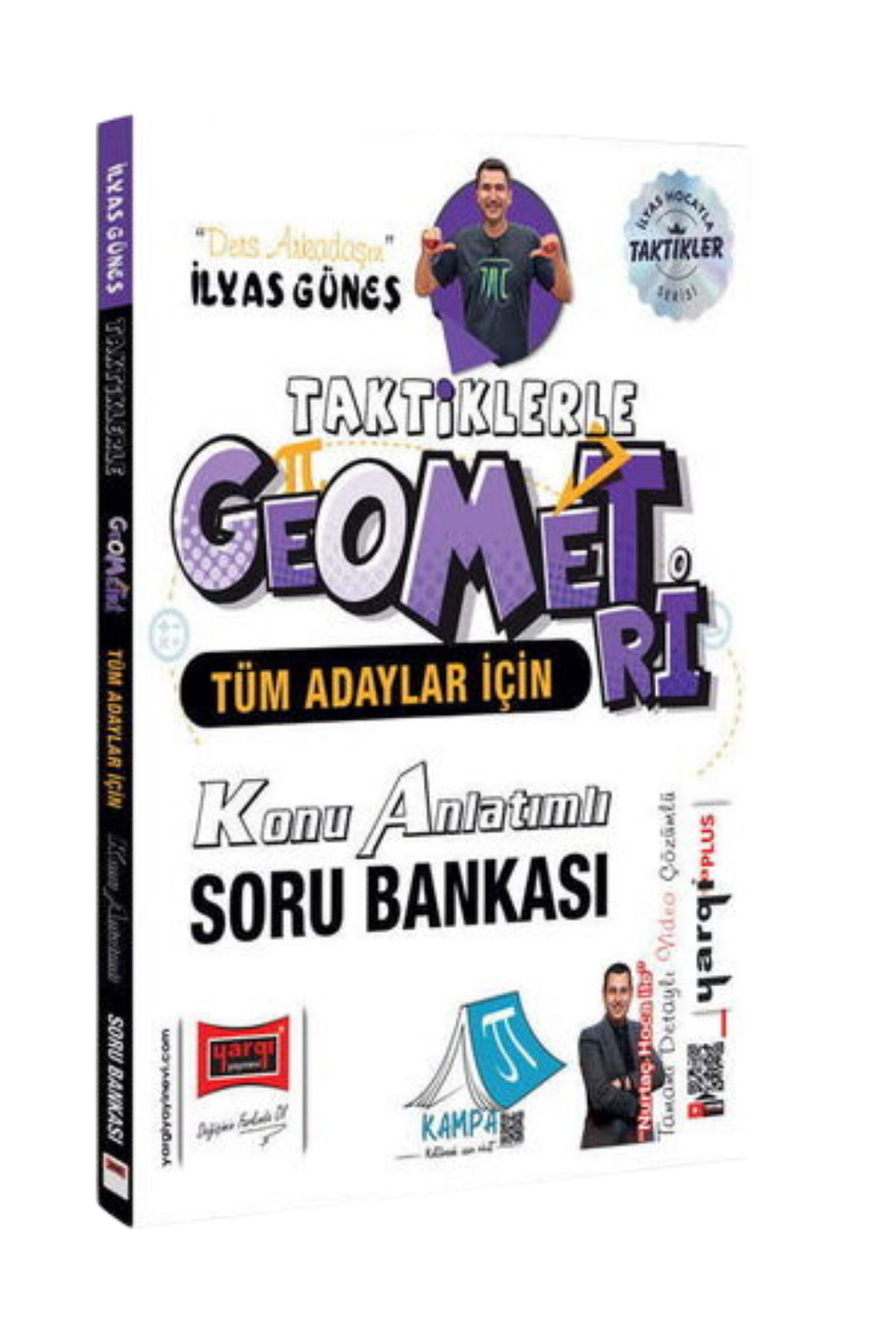 Yargı Yayınları Tüm Adaylar İçin Taktiklerle Temel Geometri Konu Anlatımlı Soru Bankası-İlyas Güneş-YEP YENİ