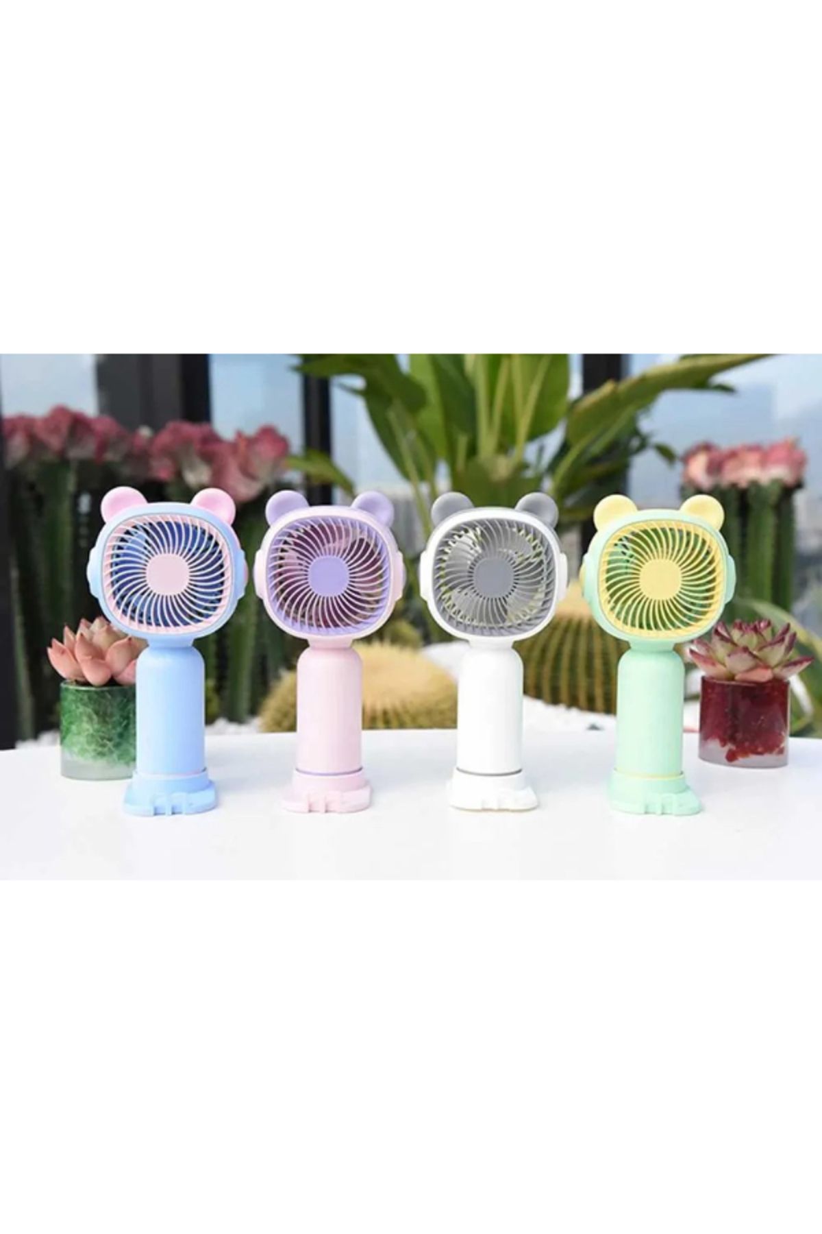 Near Shop Taşınabilir Sevimli Renkli Mini El Fanı