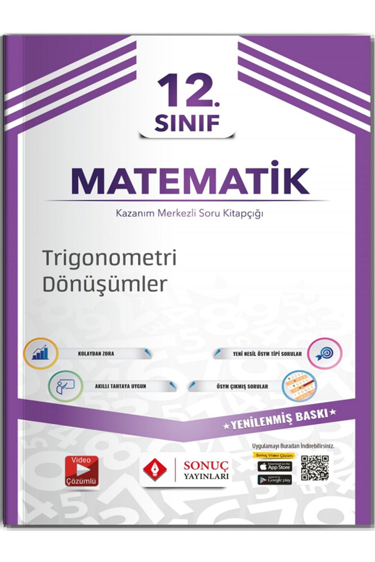 Evrensel İletişim Yayınları 12.Sınıf Sonuç Trigonometri Dönüşümler Fasikülü / Kolaydan Zora ÖSYM Tipi Soru / Video Çözümlü