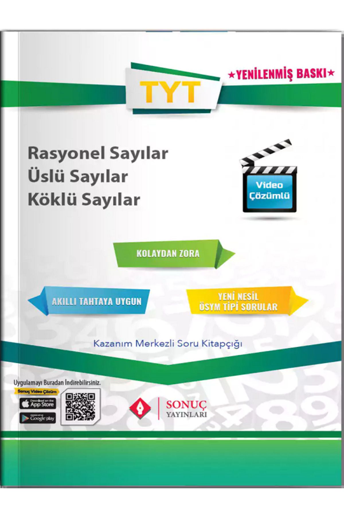Evrensel İletişim Yayınları Sonuç Yayınları TYT Rasyonel Sayılar Üslü Sayılar Köklü Sayılar Fasikülü / Video Çözümlü