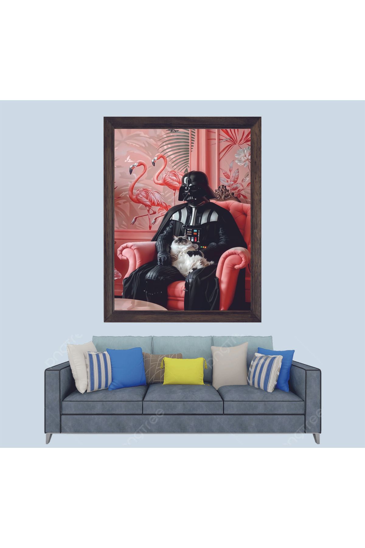 Lioncraft Star Wars Darth Vader Çerçeveli Duvar Tablosu 30x45 cm
