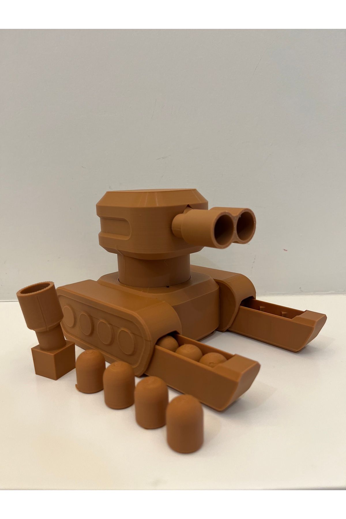 ESL Decor Tank Oyuncak – İkili & Tekli Atış Mekanizmalı, Eğlenceli Hedef Oyunu