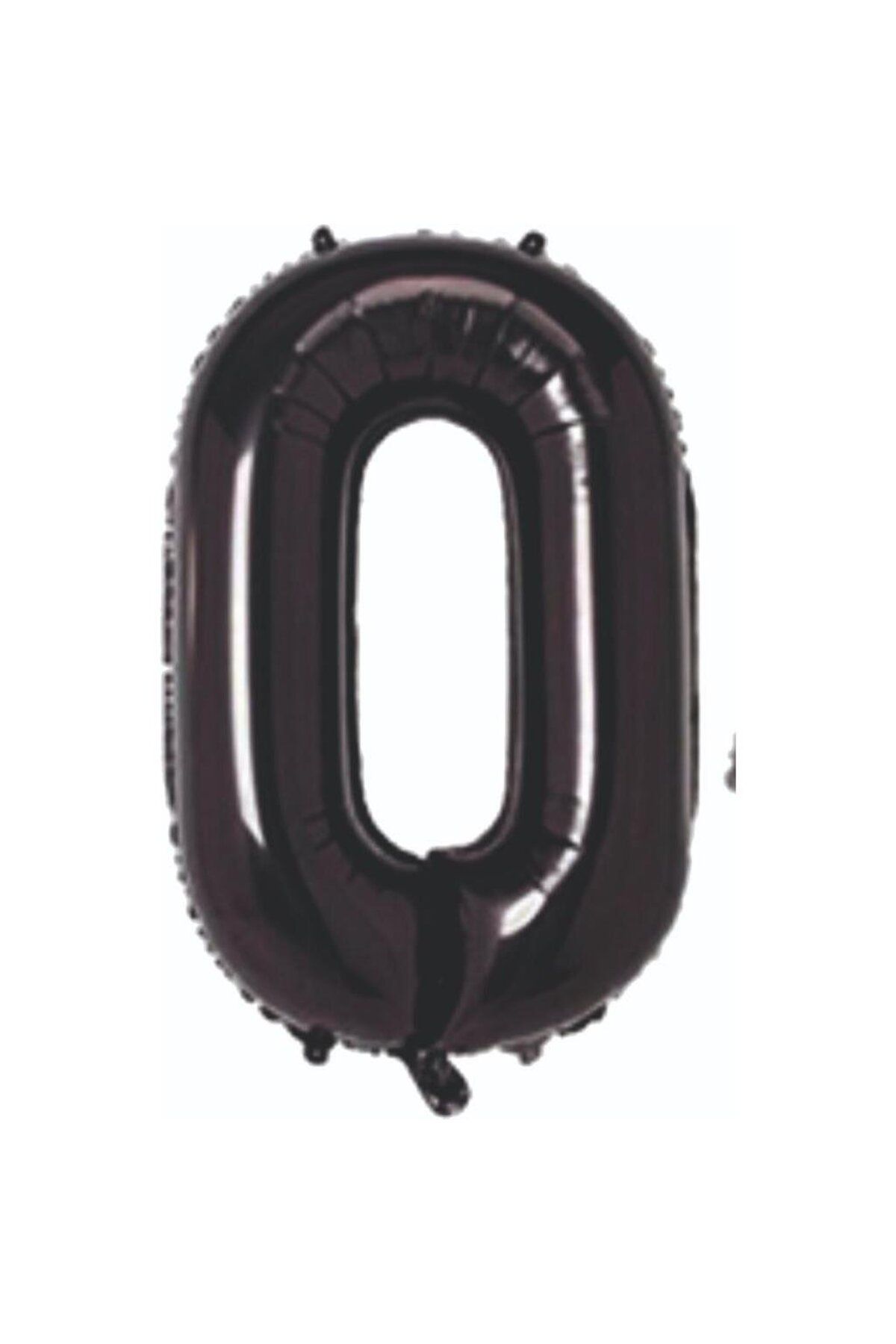 PARTİMİO PARTİ MALZEMELERİ Rakam Folyo Balon Siyah Renk 34'' (76cm)