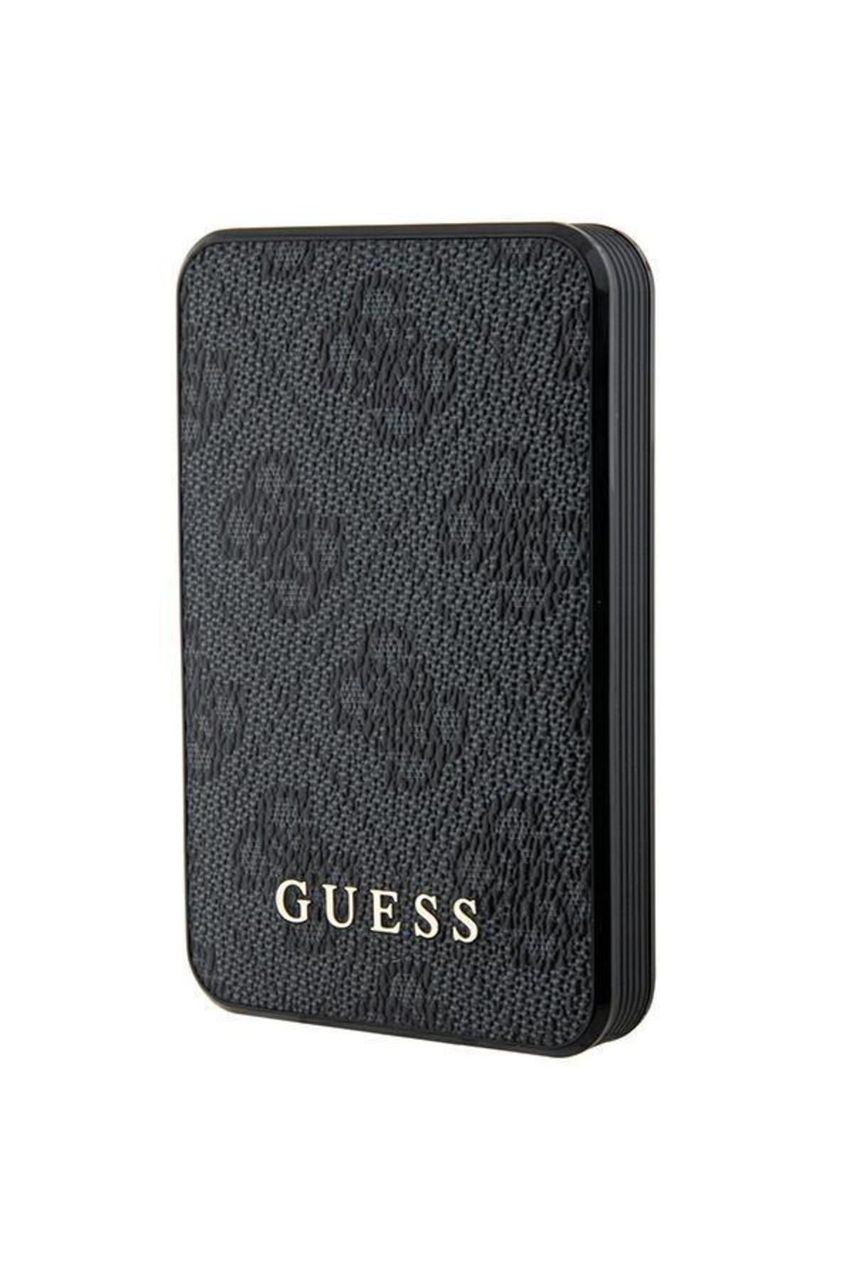 Guess-Acumulator extern Guess, 5000mAh, 15W, 1xUSB, 1xUSB-C, 1xMicroUSB, Indicator baterie (Negru) 1