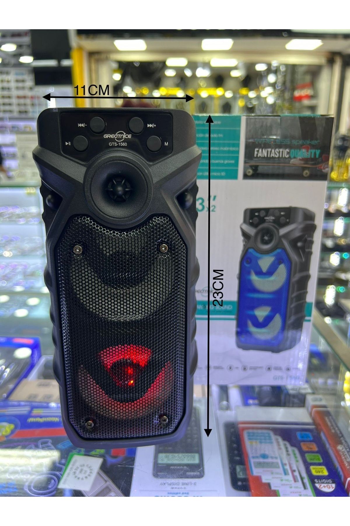 LEERFEI BLUETOOTH SPEAKER KABLOSUZ ŞARJLI HOPARLÖR LED IŞIKLI PARTY BOX