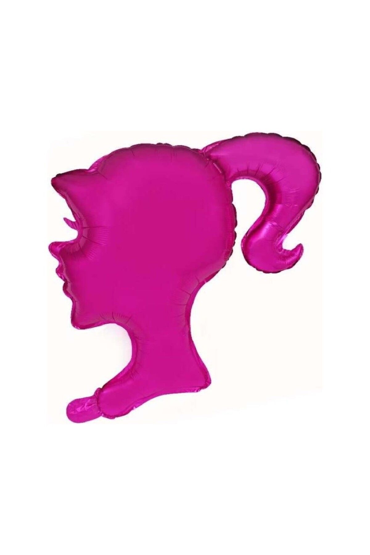 klbk PEMBE RENK BARBIE KAFA FOLYO BALON (64X62 EBAT )