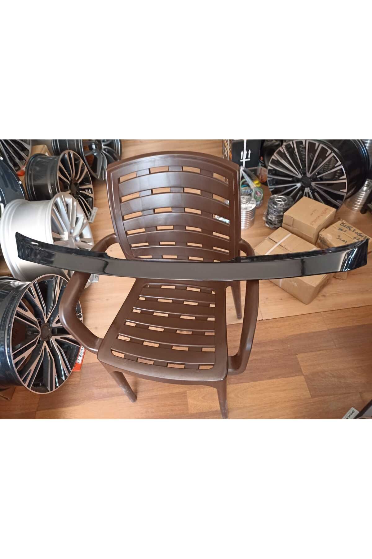 AKY Araç Spoiler Rüzgarlık Otomobil Spoiler Ruzgarlık Volkswagen Polo 2011*2018 PI GTI SHINY BLACK