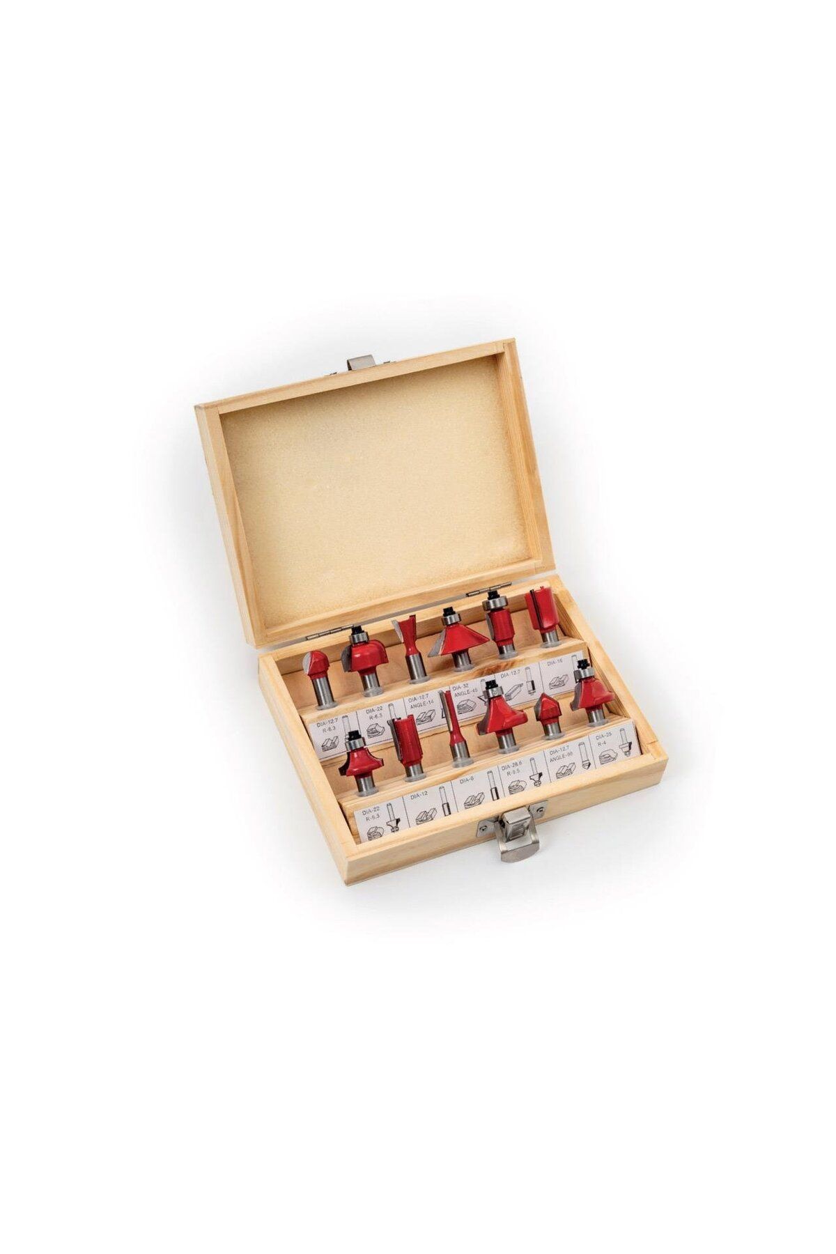 GFB 2317 Ahşap 6 Mm Freze Uç Seti 12 Parça