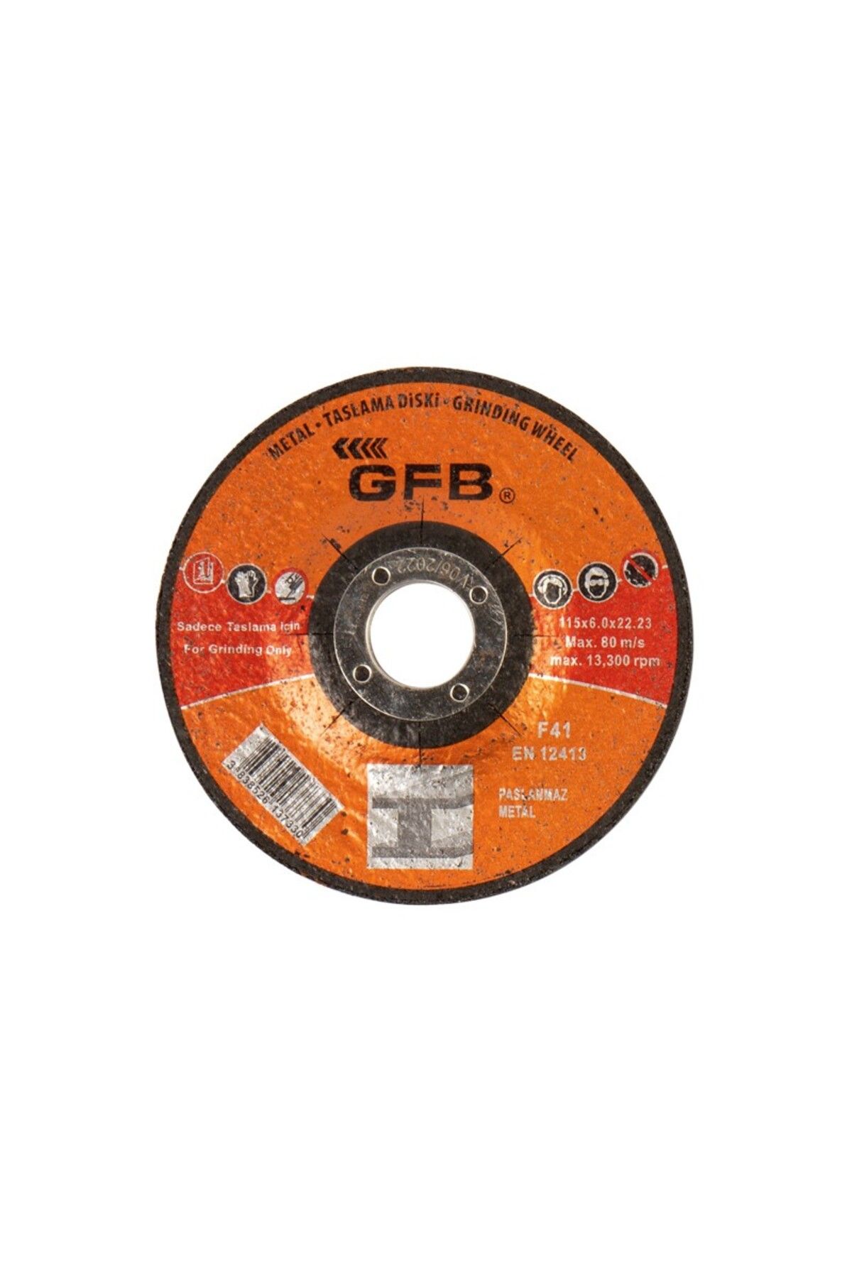 GFB 2360 Metal 115x6x22,23 Mm Taşlama Taşı 10 Adet
