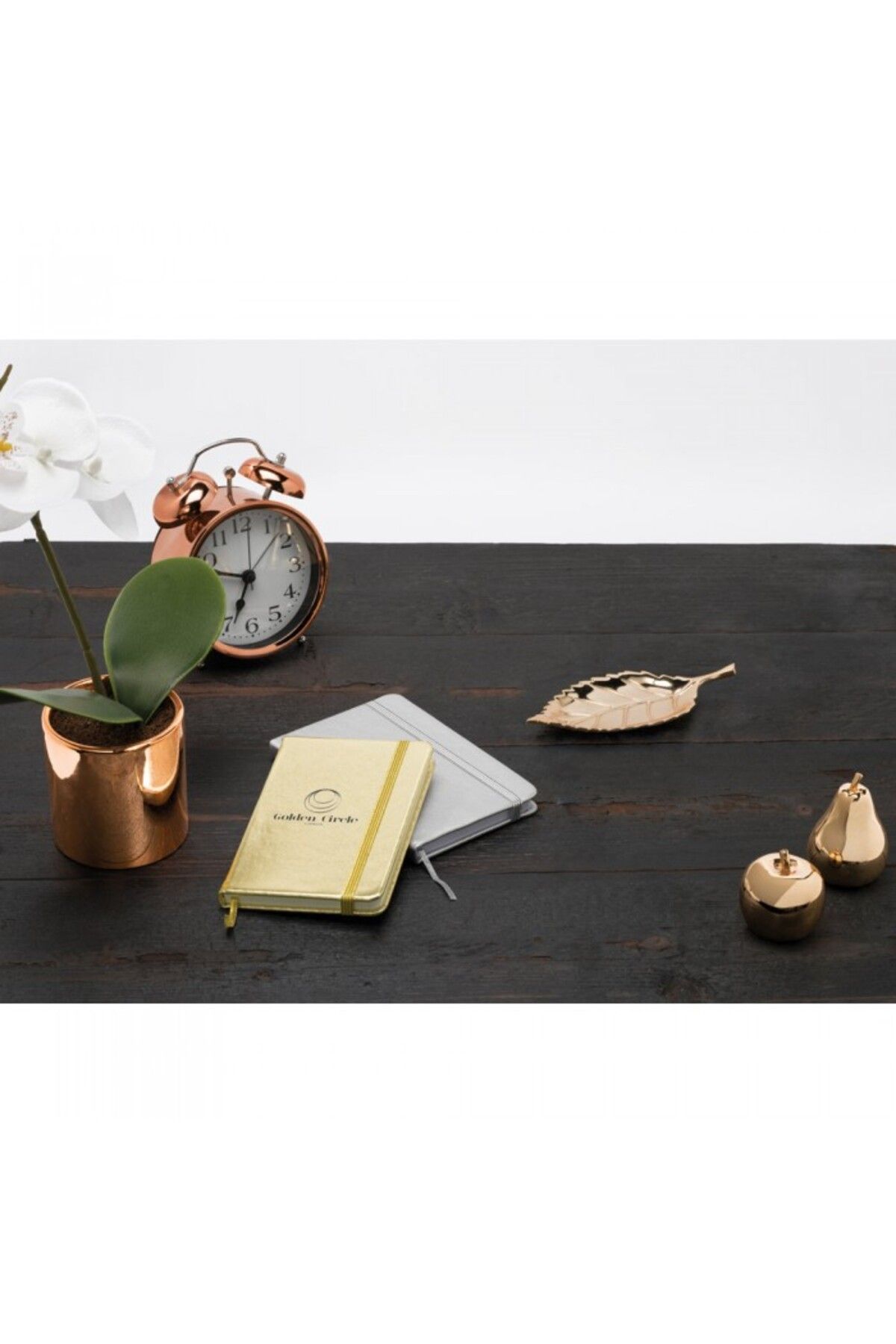 dalimag-A5 notepad with 160 plain ivory pages, inner pocket 2
