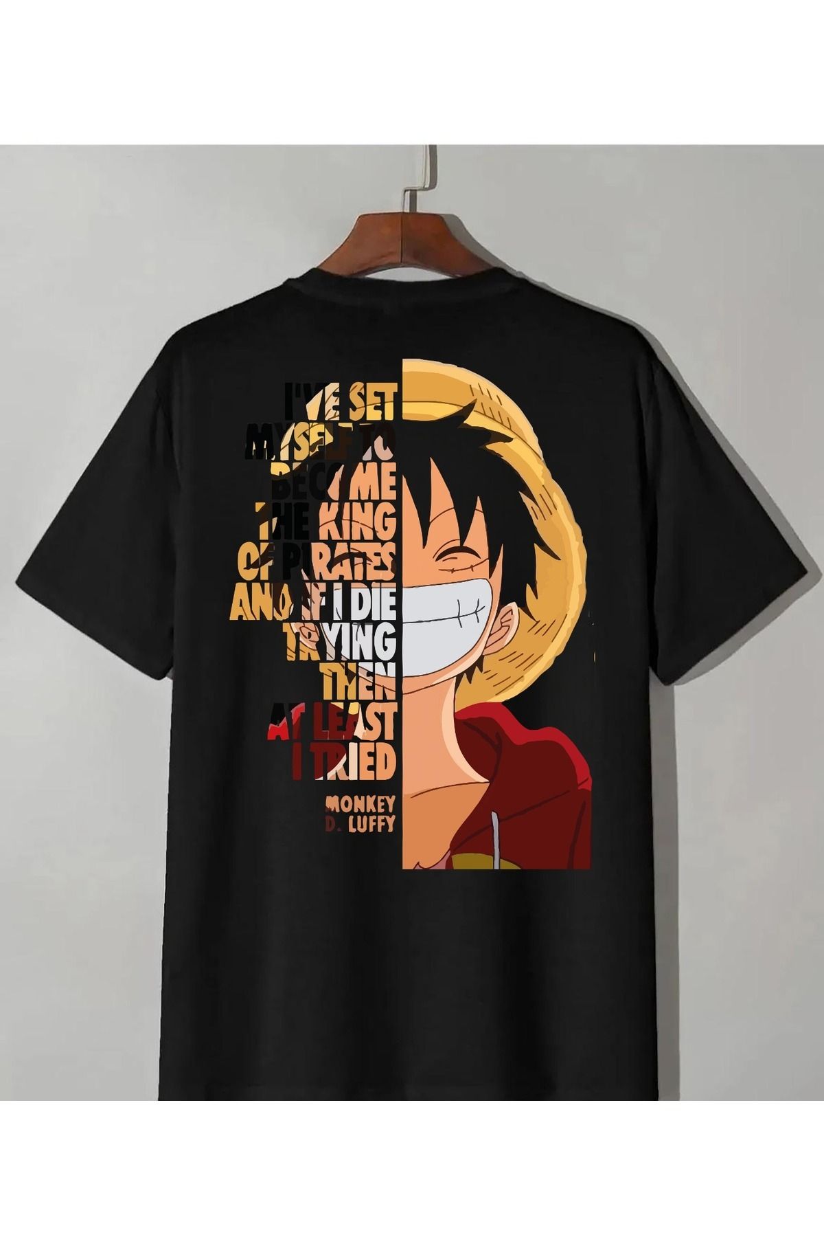 Hunors Sportswear & Company Unisex Kadın/Erkek Oversize %100 Pamuklu Premium Bisiklet Yaka Kısa Kollu Siyah T-shirt