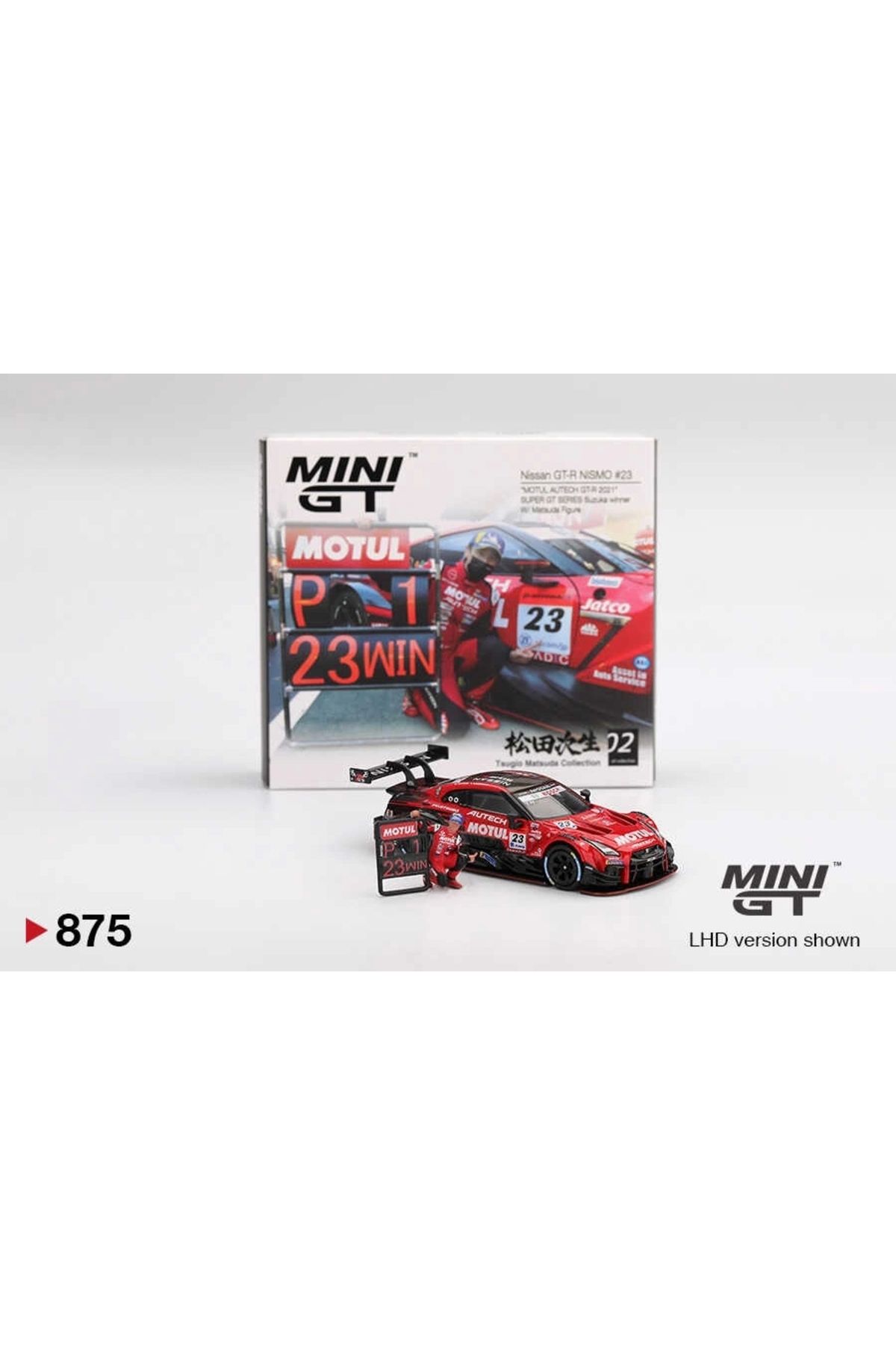 mini gt 1/64 Nissan Gt-r Nısmo #23 "motul Autech Gt-r 2021" Super Gt Serıes Suzuka Winner W/ Matsuda