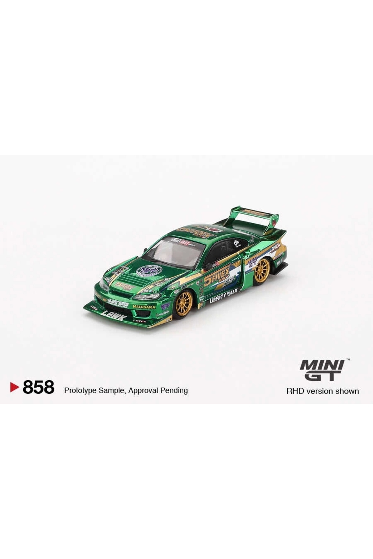 Genel Markalar MGT00858 1/64 Nissan LB-Super Silhouette S15 SILVIA