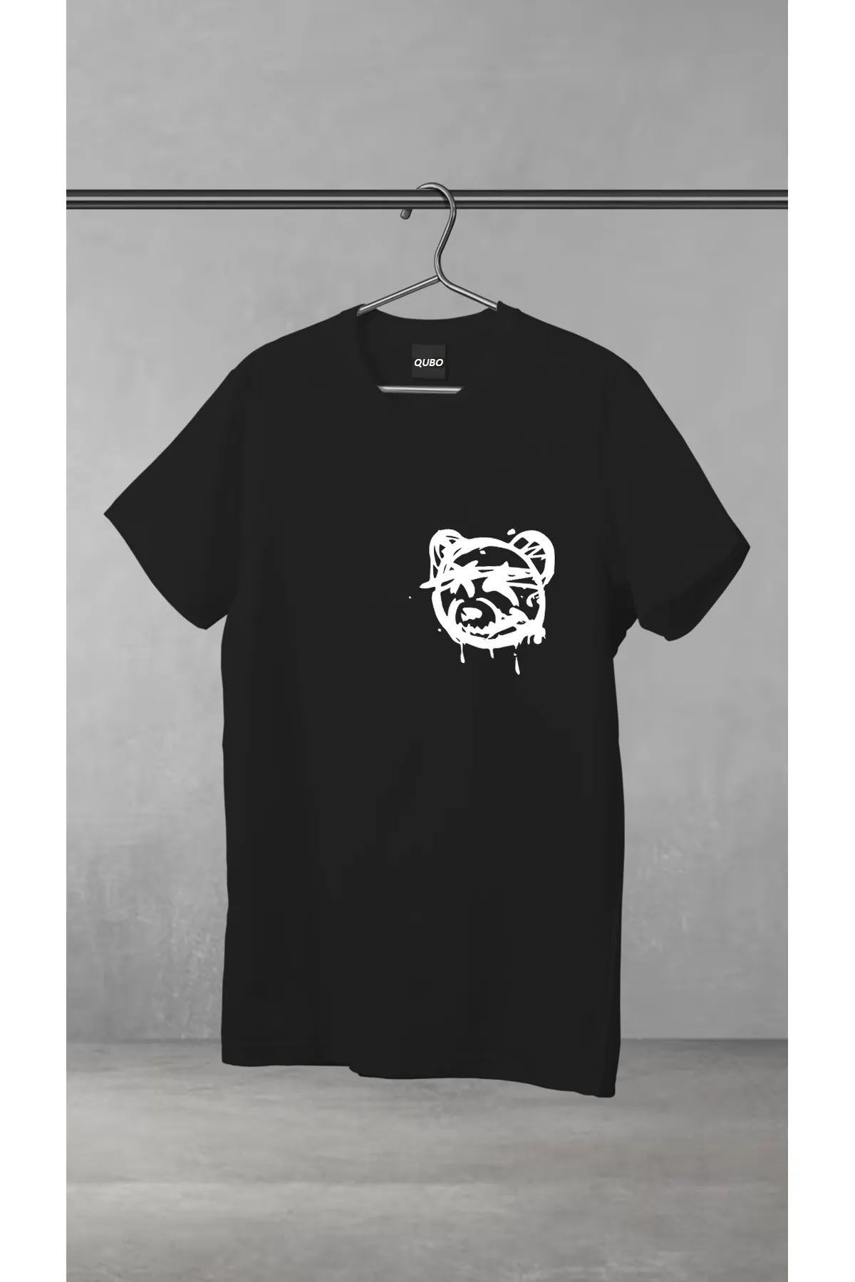 Hunors Sportswear & Company Unisex Kadın/Erkek Oversize Baskılı Pamuklu Bisiklet Yaka Kısa Kollu T-shirt