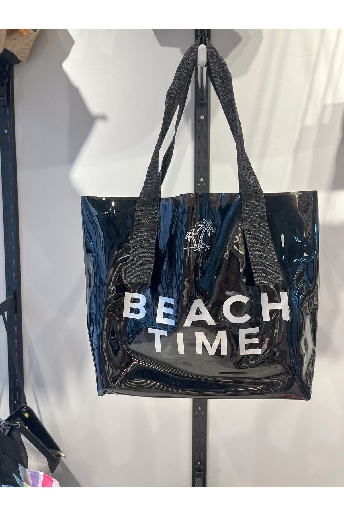 Valu Accessorize Kadın Şeffaf Plaj Çantası Yazı Baskılı Büyük Boy
