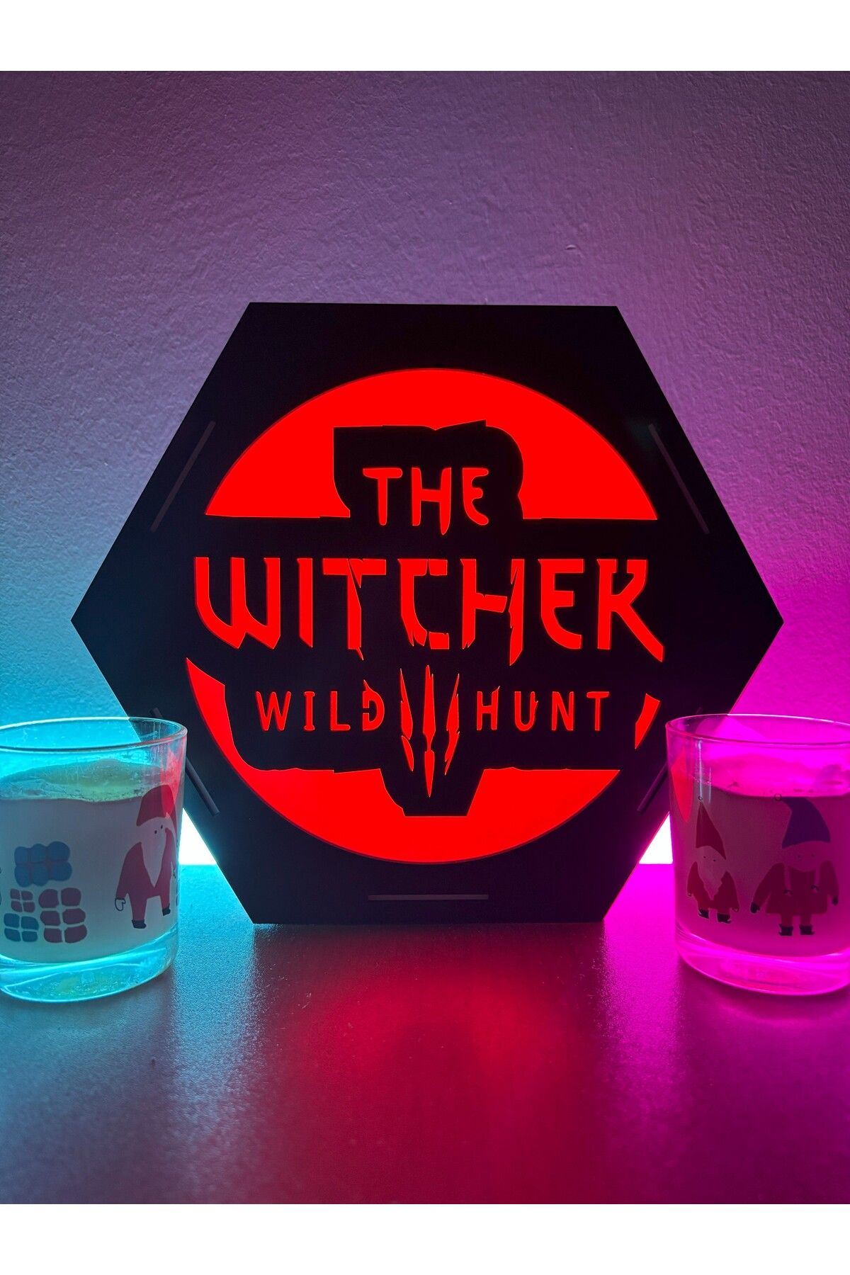 FOREVHOME The Witcher II 2 Wild Hunt Masaüstü Dekoratif Lamba