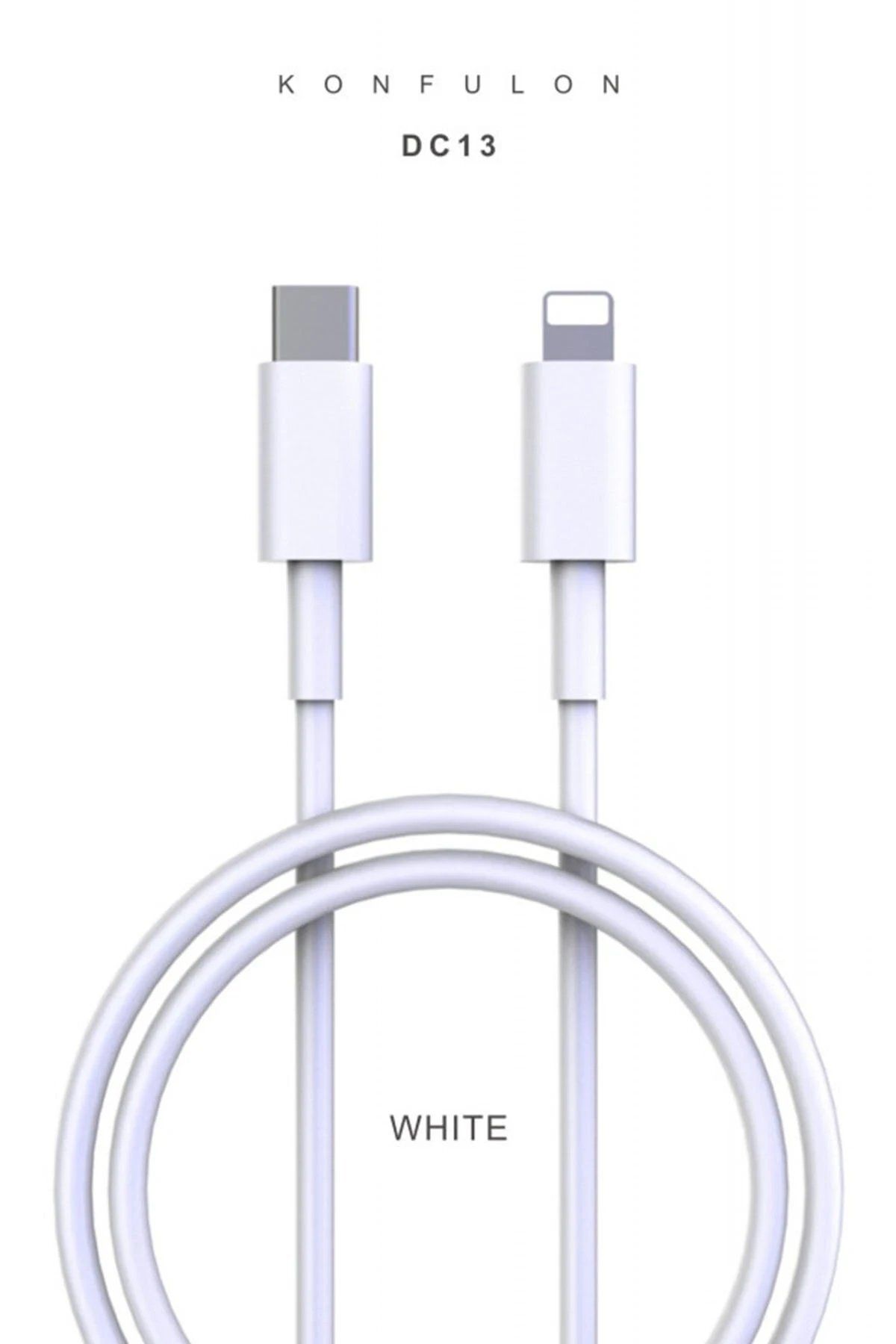 CepteToptan Konfulon DC13 1M 20W Type-C to Lightning Kablo iphone Uyumlu