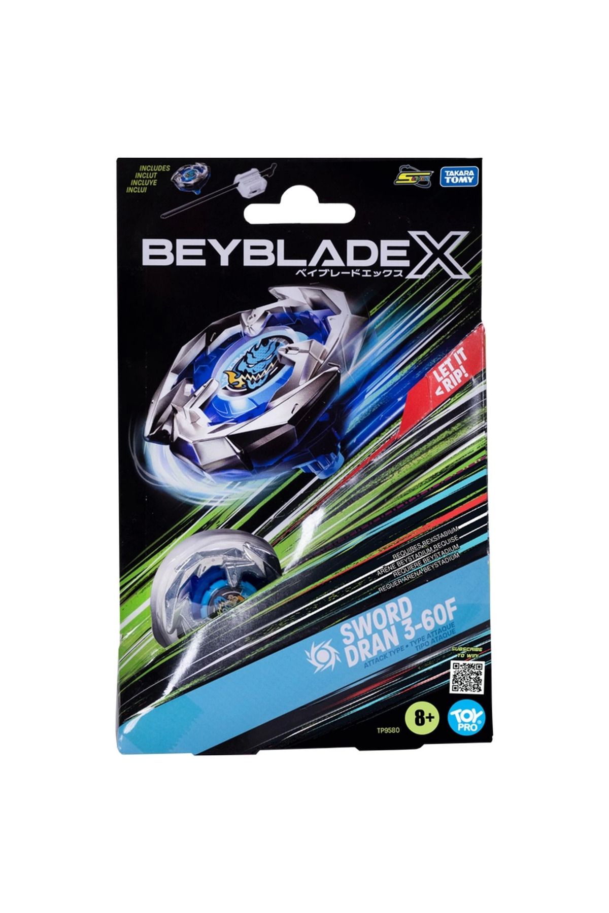 TOYFEST Beyblade 1'li Set Sword Dran 3-60F