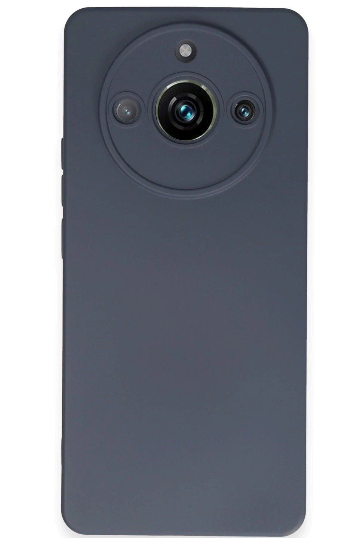 CepteToptan Newface Realme 11 Pro Kılıf Nano içi Kadife Silikon - Gri