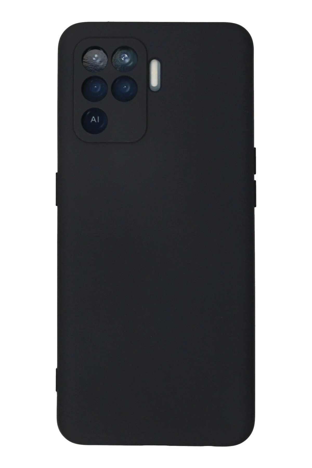 CepteToptan Newface Oppo Reno 5 Lite Kılıf Nano içi Kadife Silikon - Lacivert