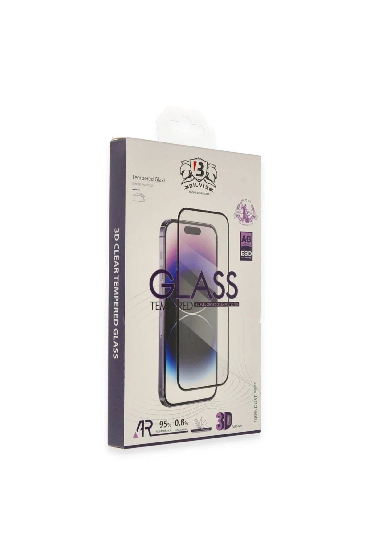 CepteToptan Newface iPhone 16 Bilvis 3D Cam Ekran Koruyucu