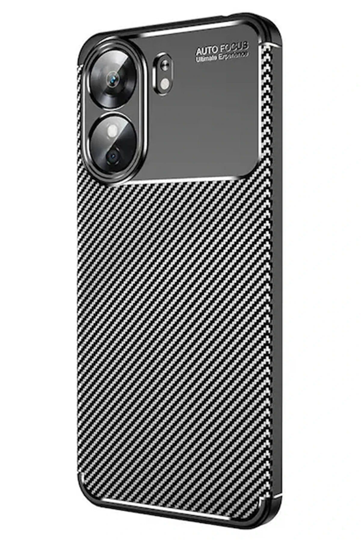 CepteToptan Newface Xiaomi Redmi 13C Kılıf Auto Focus Karbon Kapak - Siyah
