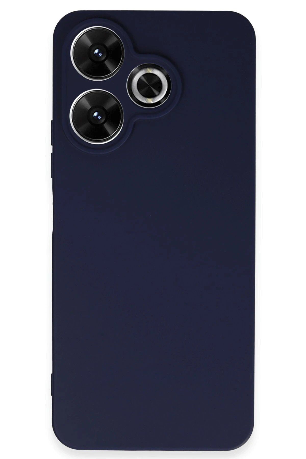 CepteToptan Newface Xiaomi Redmi 13 4G Kılıf First Silikon - Lacivert