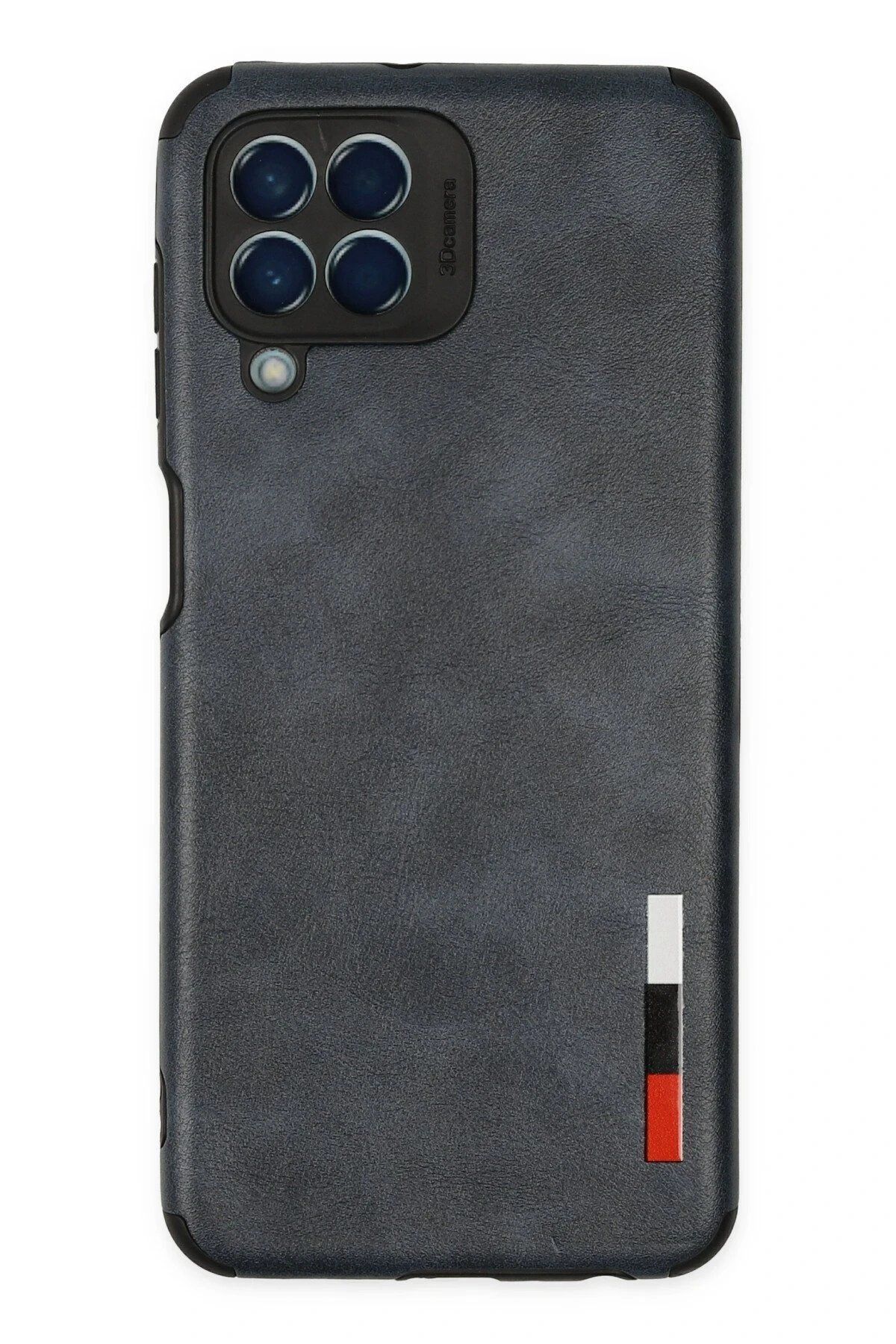 CepteToptan Newface Samsung Galaxy M33 Kılıf Loop Deri Silikon - Lacivert