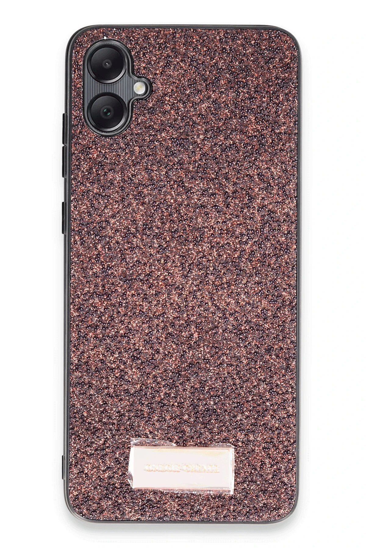 CepteToptan Onegif Samsung Galaxy A05 Bright Simli Kapak - Derin Mor