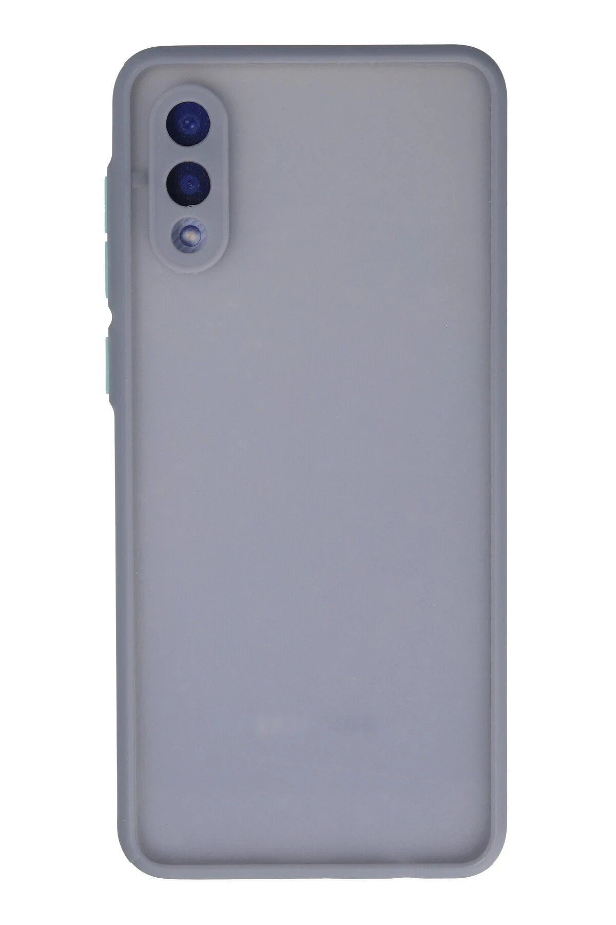 CepteToptan Newface Samsung Galaxy A02 Kılıf Montreal Silikon Kapak - Gri