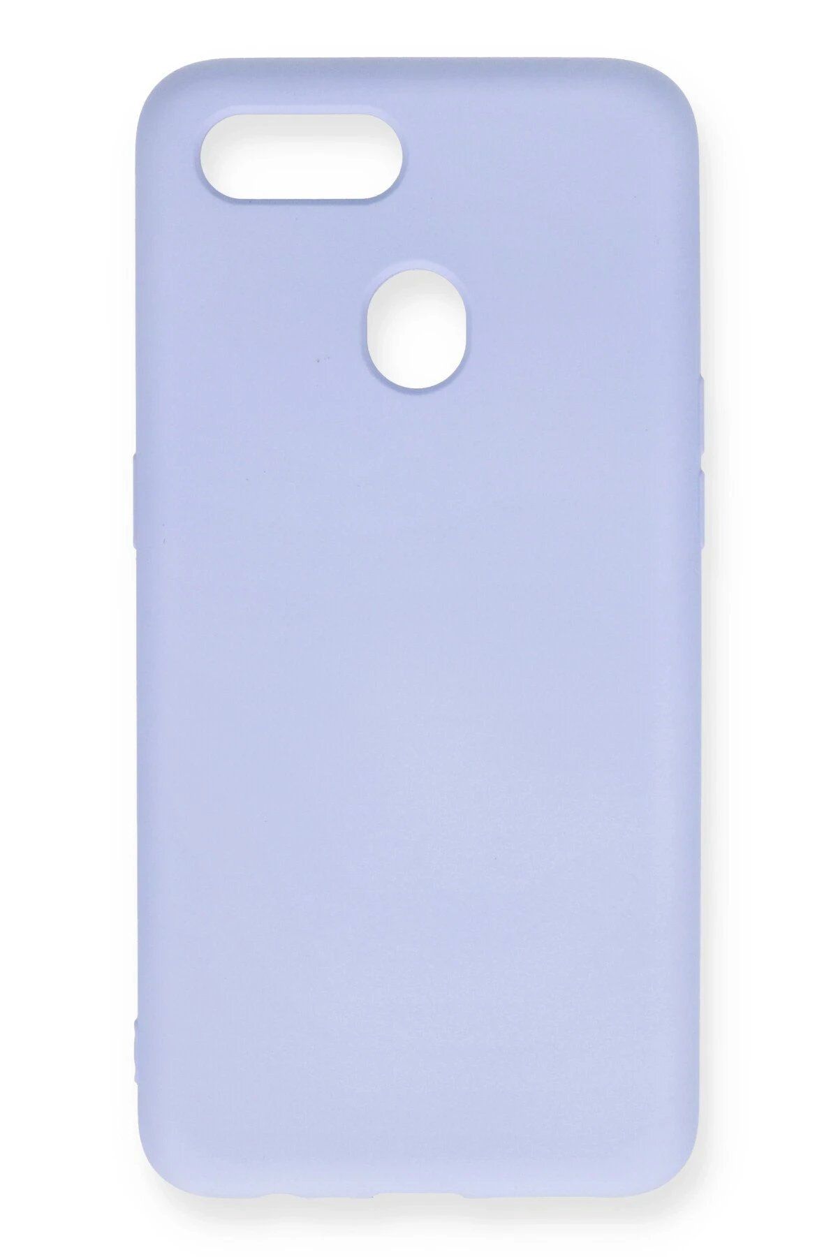 CepteToptan Newface Oppo A12 Kılıf Nano içi Kadife Silikon - Lila