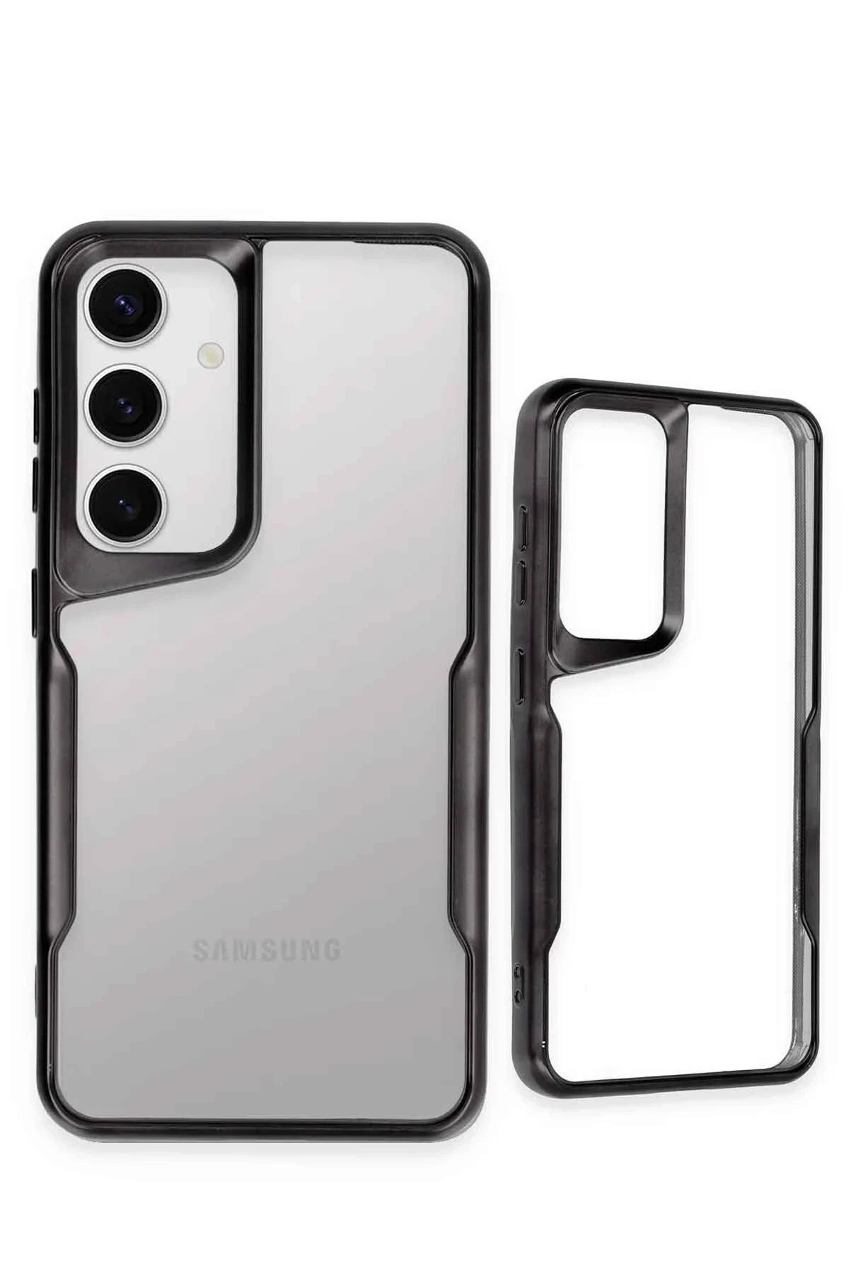 CepteToptan Newface Samsung Galaxy S25 Kılıf Boyi Silikon Kapak - Gümüş