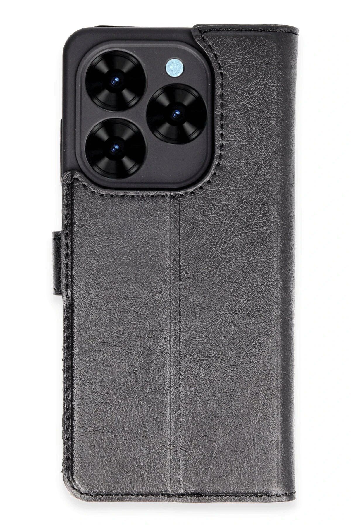 CepteToptan Newface Tecno Spark Go 2024 Kılıf Trend S Plus Kapaklı Kılıf - Siyah