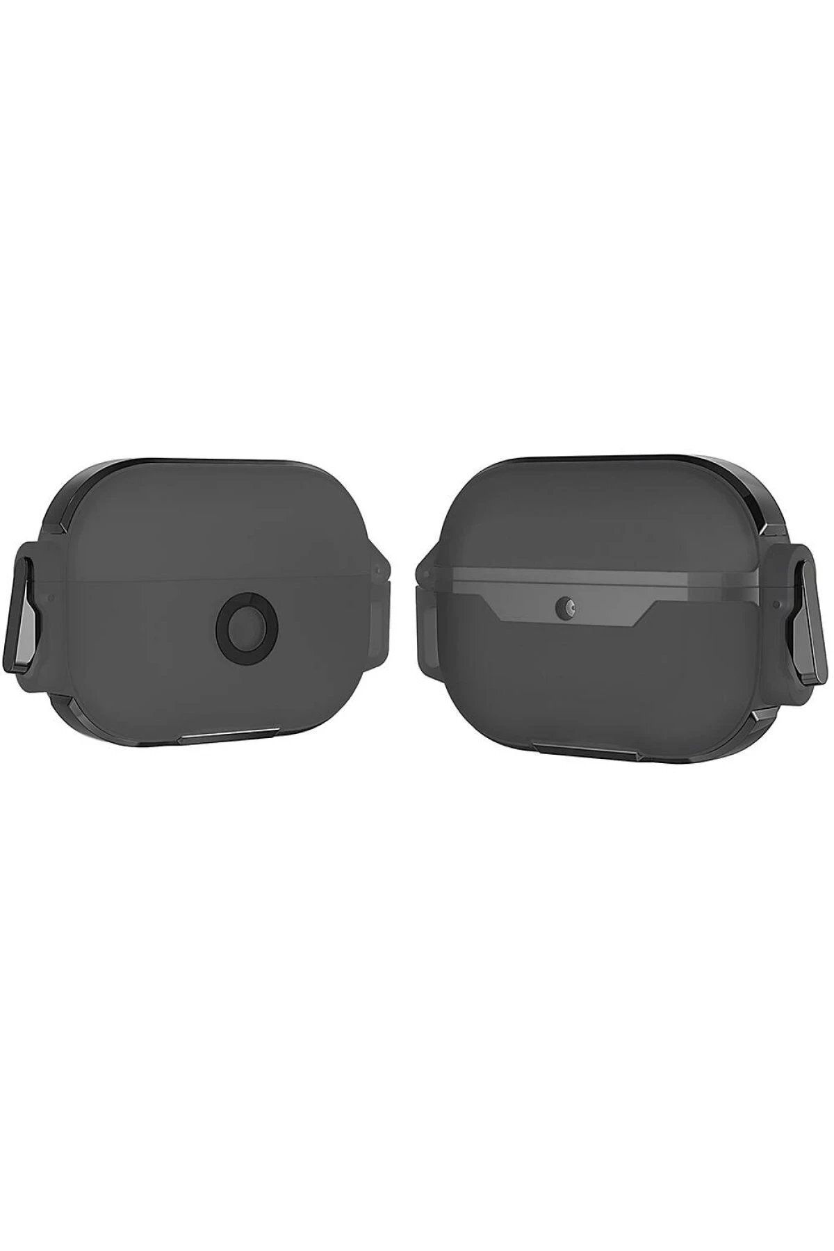 CepteToptan Newface Airpods 4 (4.nesil) Predator Airpods Kılıf - Siyah