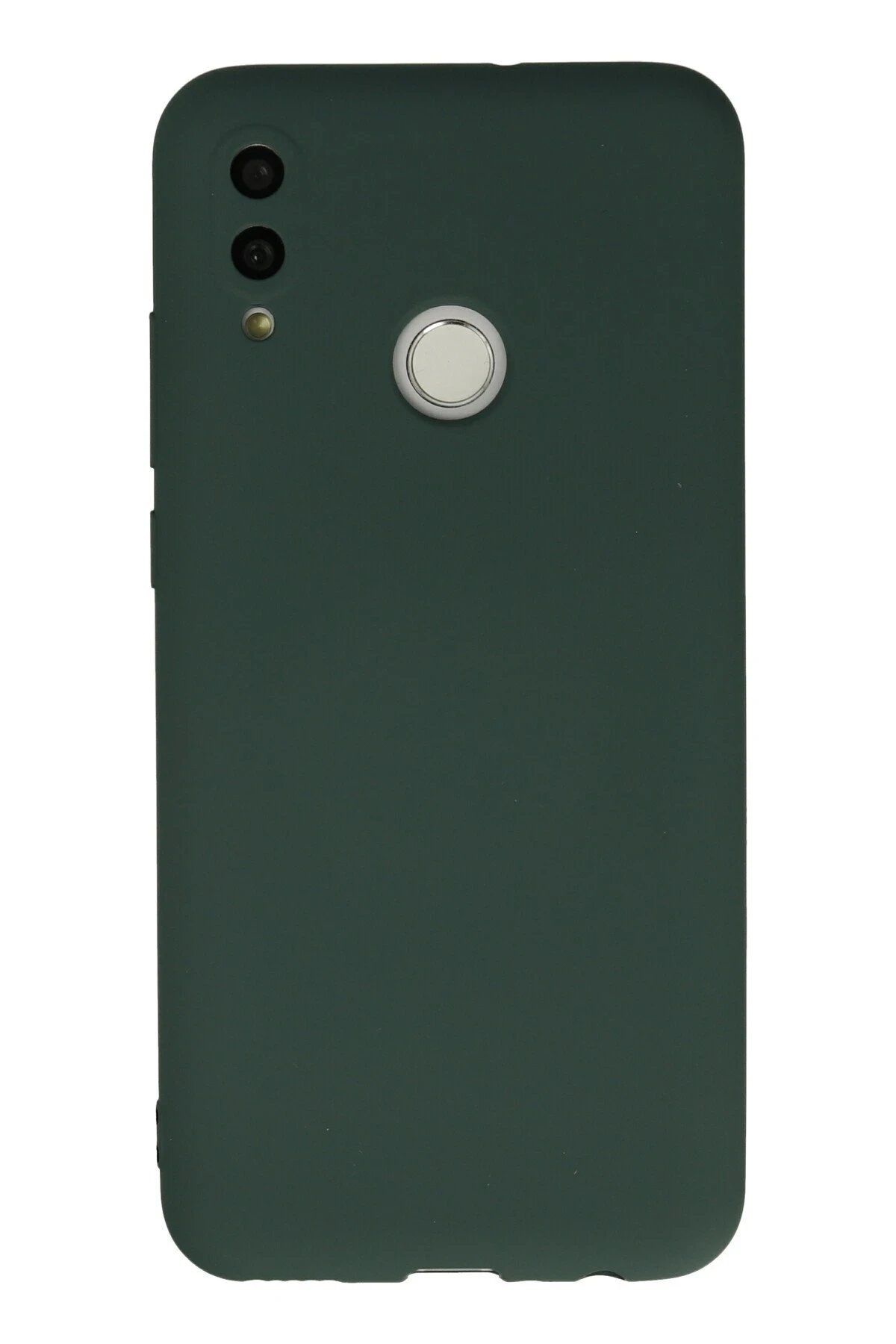 CepteToptan Newface Huawei P Smart 2019 Kılıf Nano içi Kadife Silikon - Koyu Yeşil