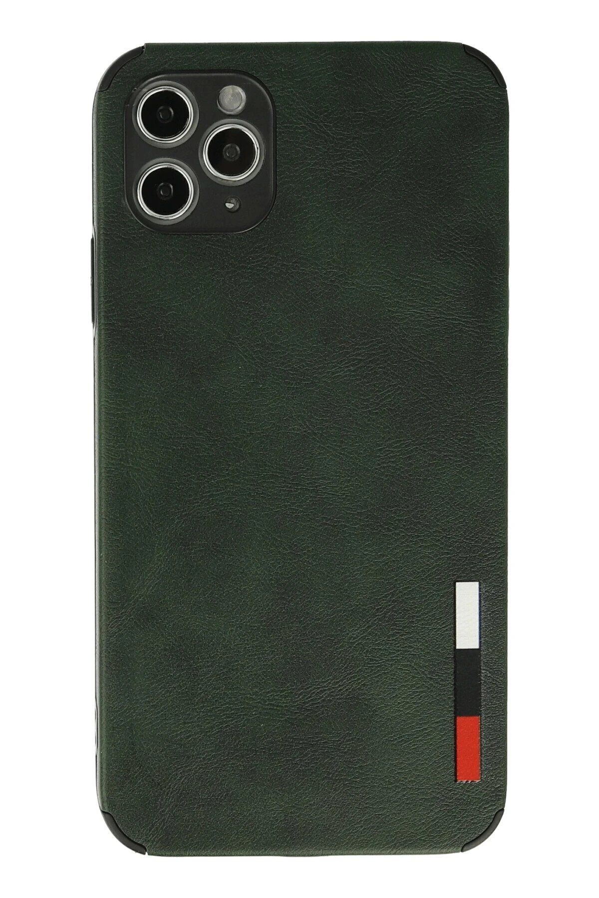 Balesso Newface Iphone 11 Pro Kılıf Loop Deri Silikon - Yeşil
