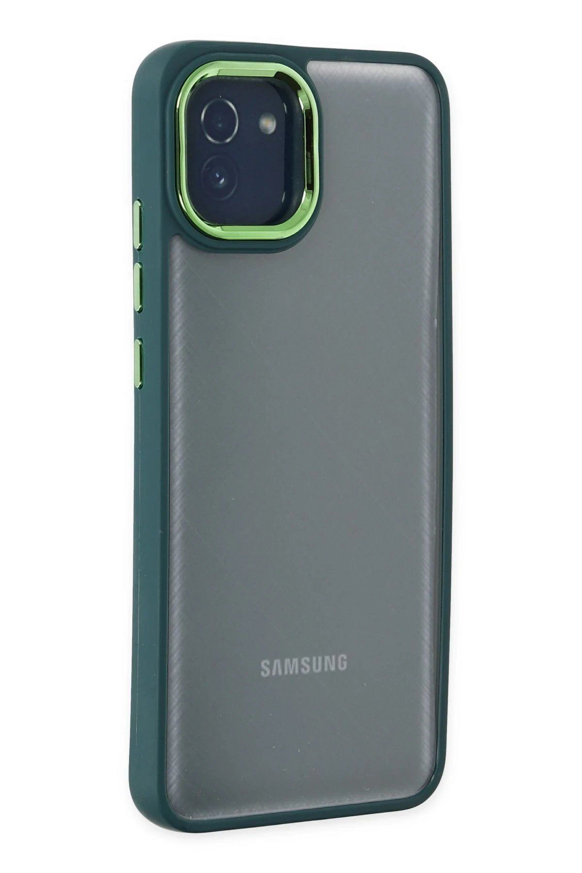 CepteToptan Newface Samsung Galaxy A03 Kılıf Dora Kapak - Haki Yeşil