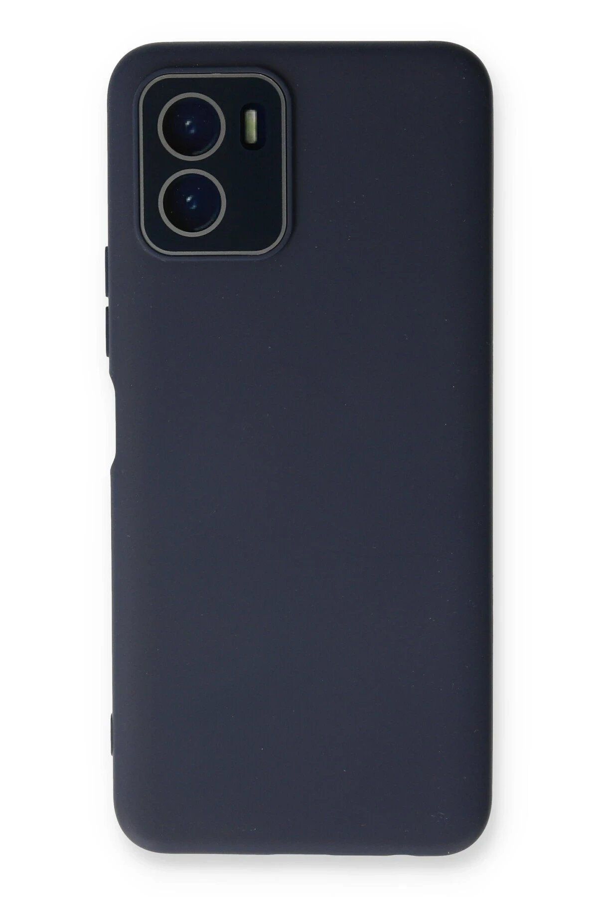 CepteToptan Newface Vivo Y15S Kılıf Lansman Glass Kapak - Lacivert