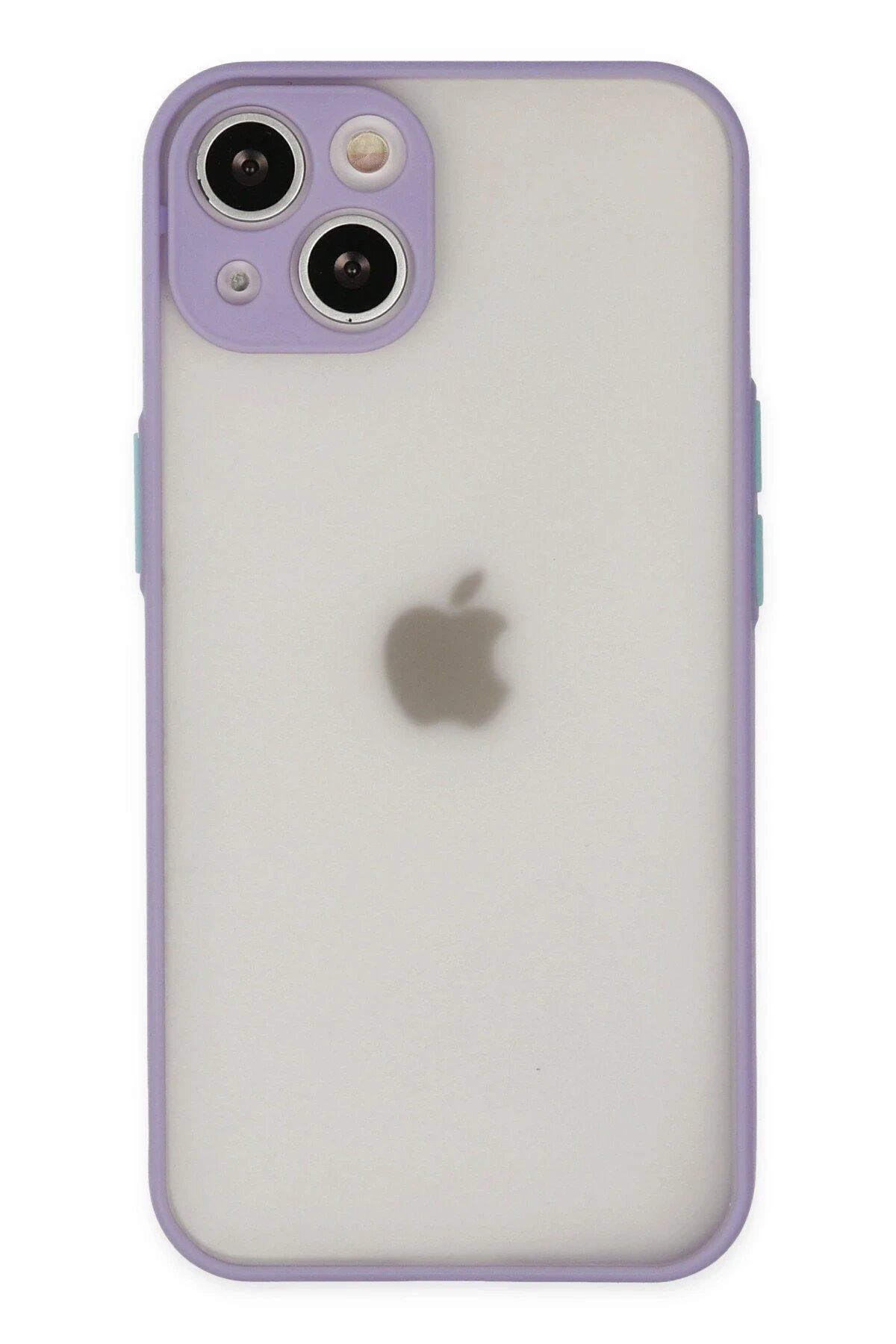 CepteToptan Newface iPhone 14 Kılıf Montreal Silikon Kapak - Mor