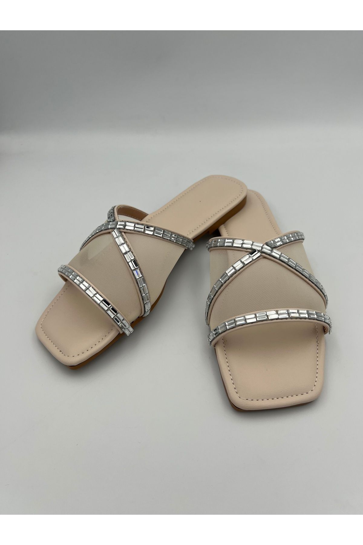 CHARLIE'SSHOES-Mirror Stone Women's Slippers 3