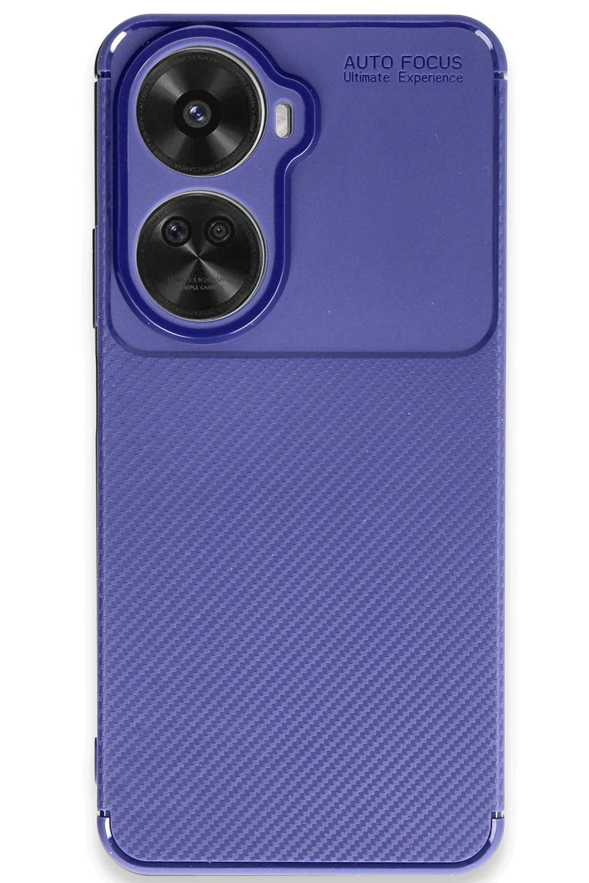 CepteToptan Newface Huawei Nova 12 SE Kılıf Auto Focus Karbon Kapak - Lacivert