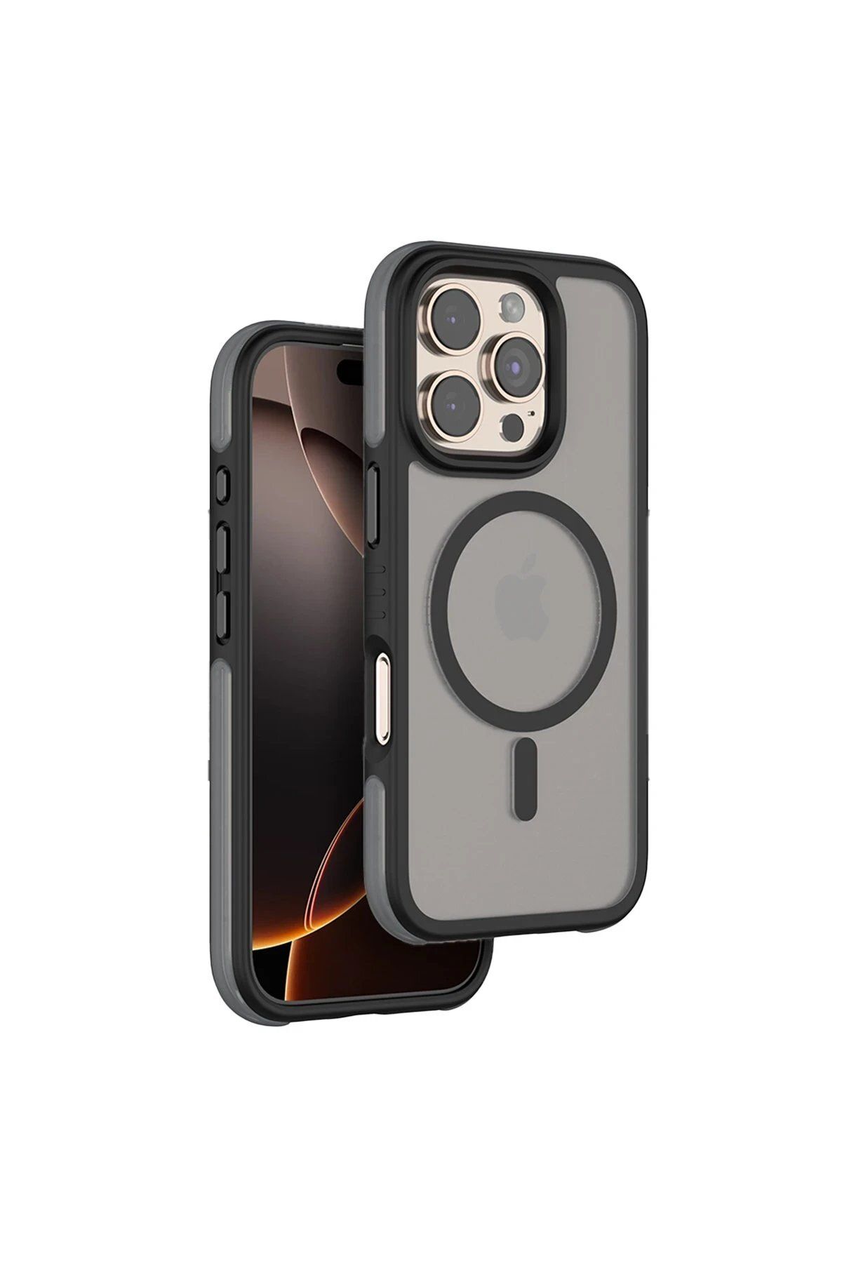 CepteToptan Venco iPhone 16 Pro Max Orbit Magsafe Kapak - Siyah