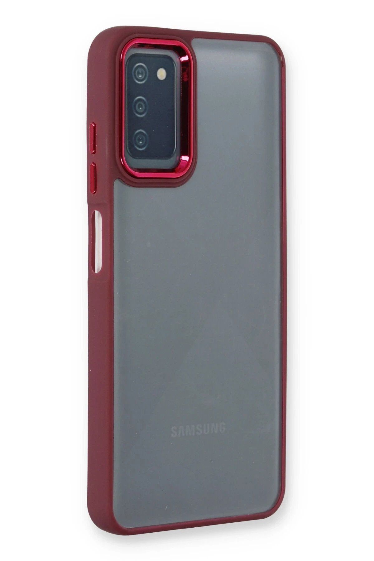 CepteToptan Newface Samsung Galaxy A03S Kılıf Dora Kapak - Kırmızı