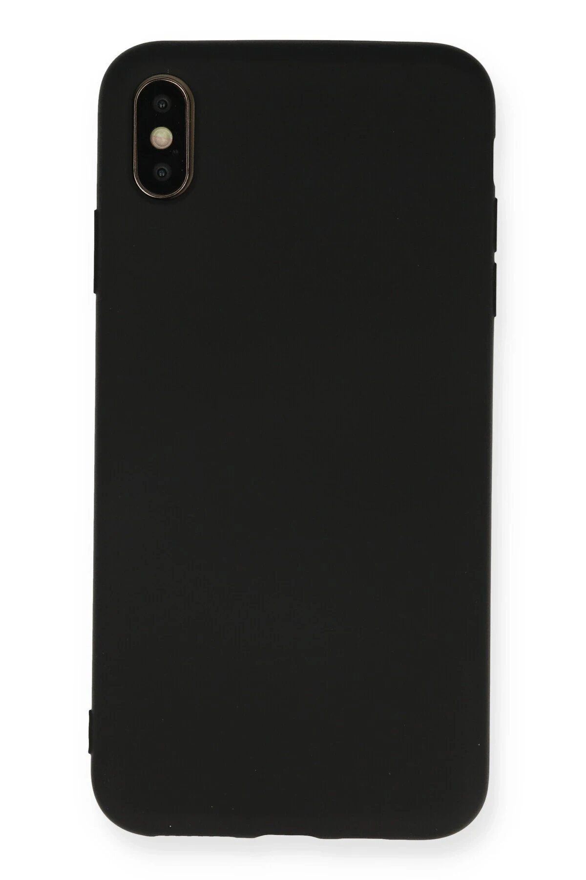 CepteToptan Newface iPhone X Kılıf Nano içi Kadife Silikon - Siyah